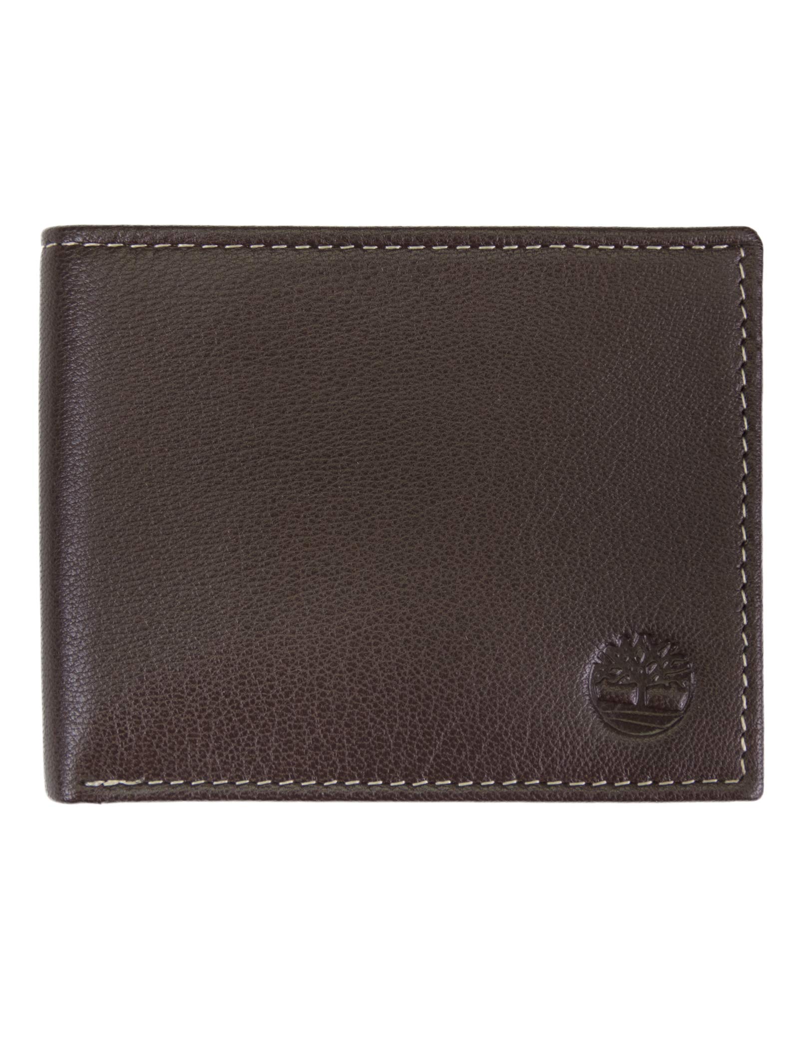 کیف پول چرمی Timberland مردانه با جیب پیچیده متصل به اندازه یک اندازه قهوه ای (Blix)