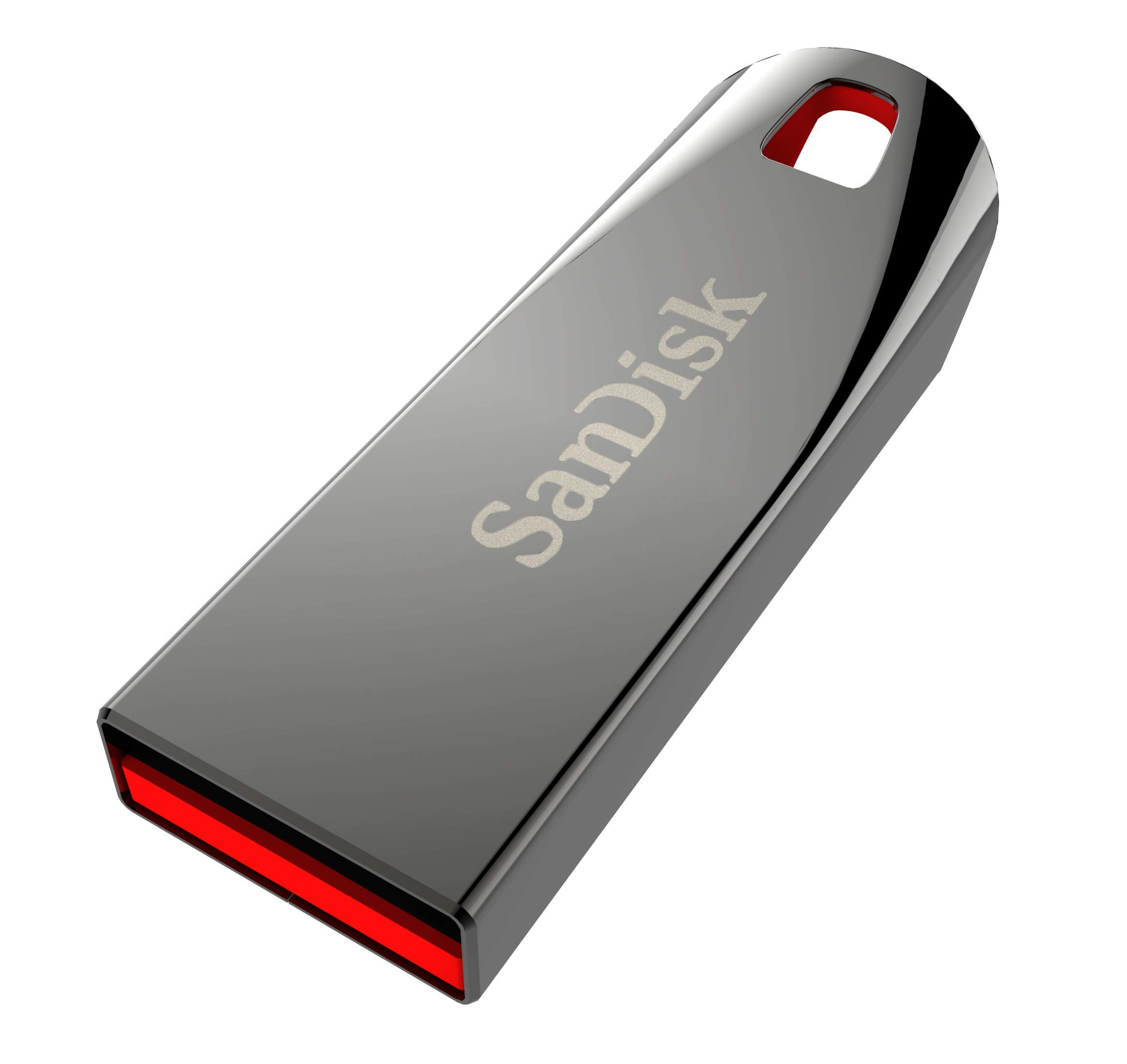 درایو فلش USB Sandisk CRUZERFORCE-64GB-SL Cruzer Force - 64GB- نقره‌ای (بسته‌ی ۱ عدد)