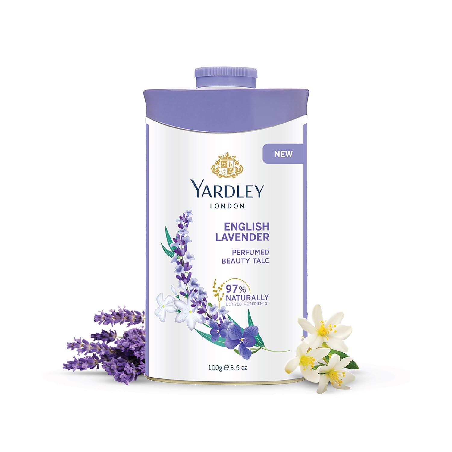 پودر بدن عطردهکننده لاواندر انگلیسی یاردلی لندن - ۲۵۰ گرم | تازگی عطری تمام روزه | عطر کلاسیک لاواندر | برای زنان لاواندر تکی