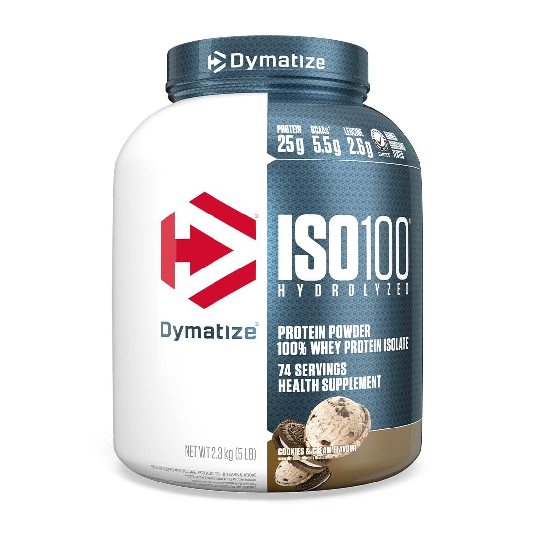 دیامتایز ISO 100 پروتئین وی با طعم کوکیز و خامه، وزن ۵ پوند