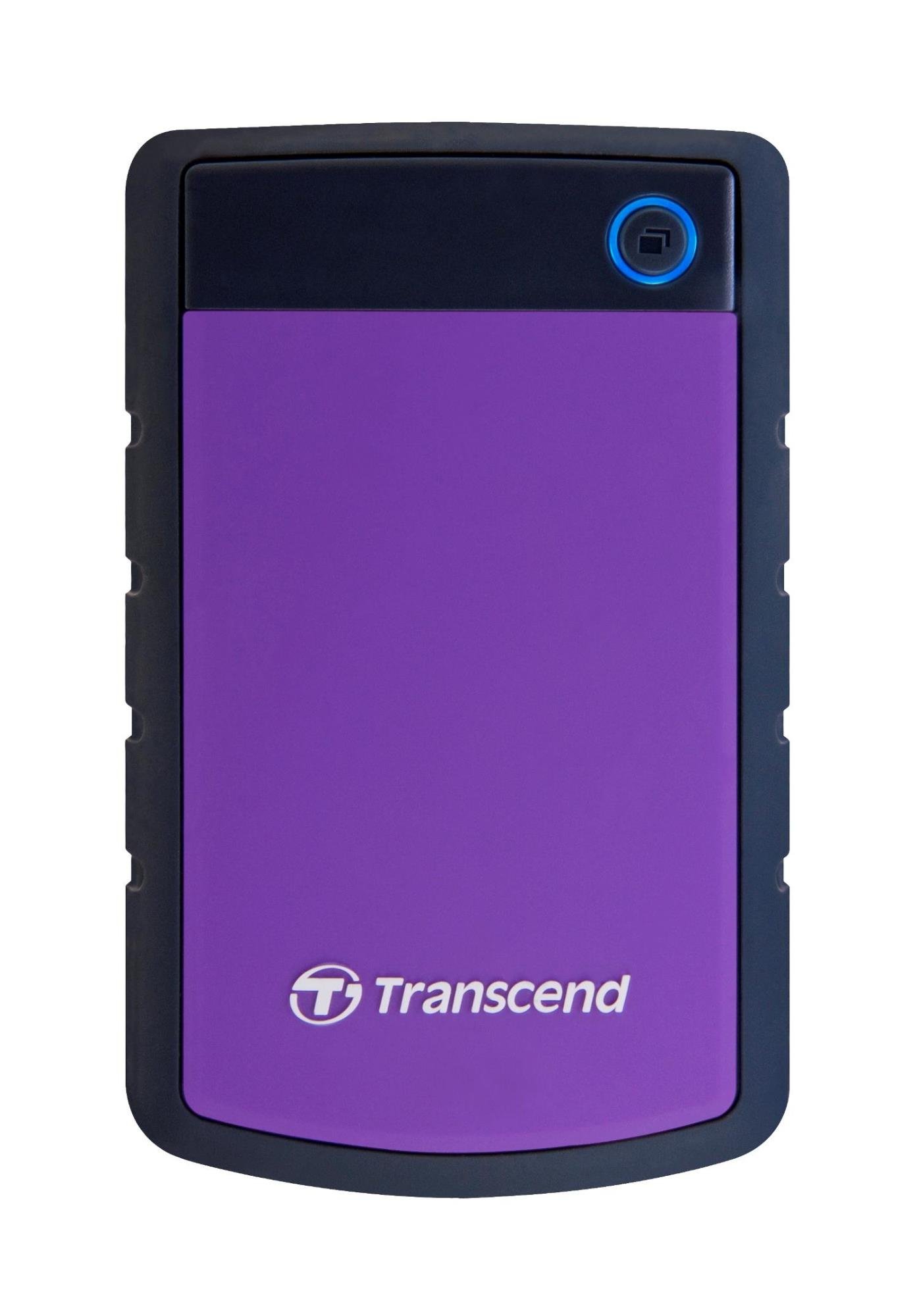 ترنسند StoreJet 25H3P - هارد دیسک قابل حمل 2 ترابایتی 2.5 اینچی USB 3.0 بنفش درخشان، مدل TS2TSJ25H3P