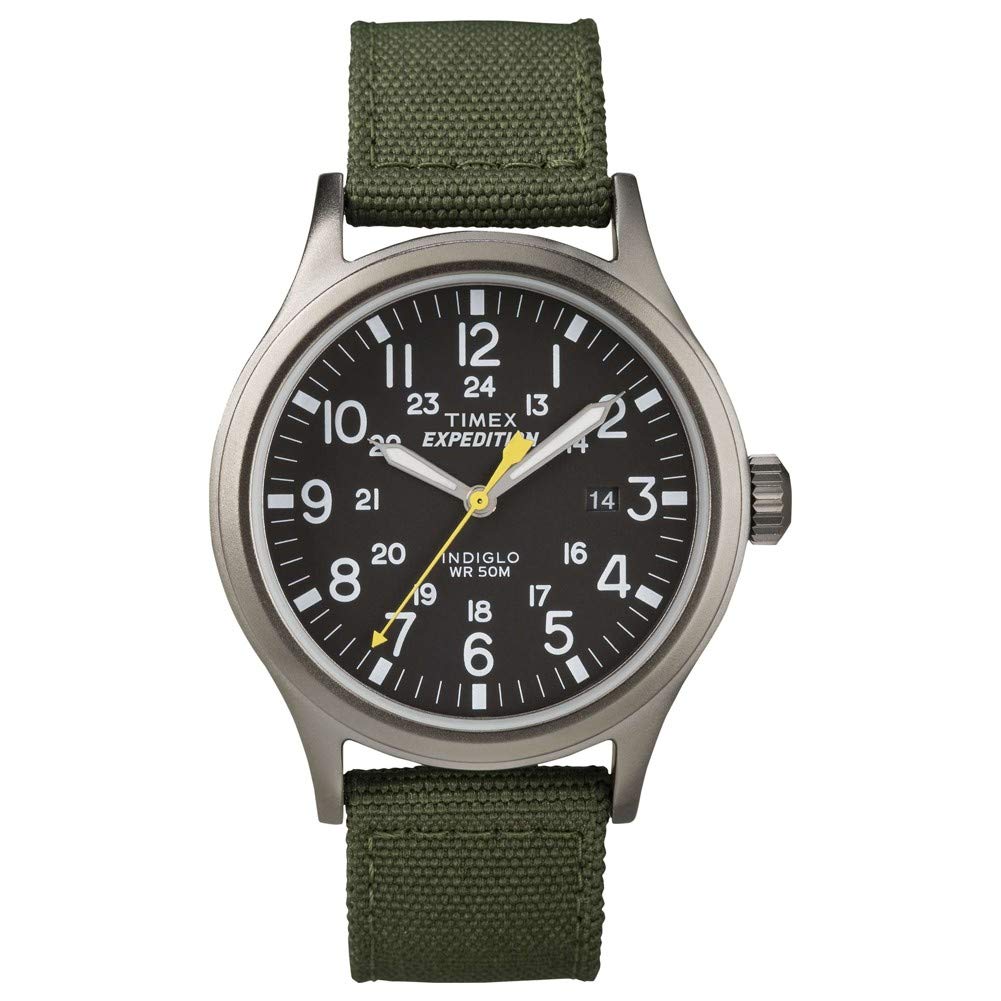 ساعت مردانه Timex Expedition Scout با بند نایلونی سبک Green/Black