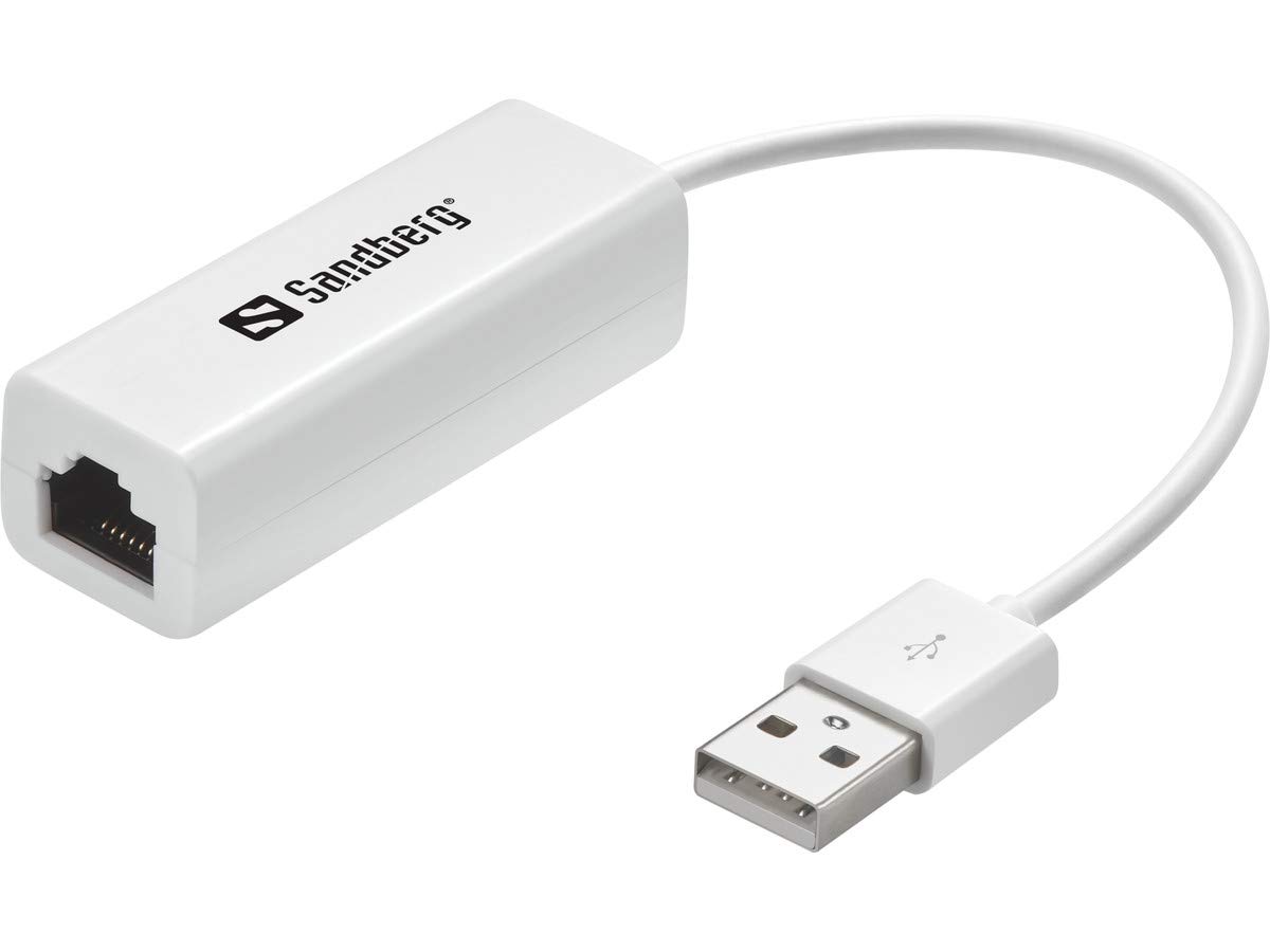تبدیل‌گر USB به شبکه Sandberg، سفید - 133-78