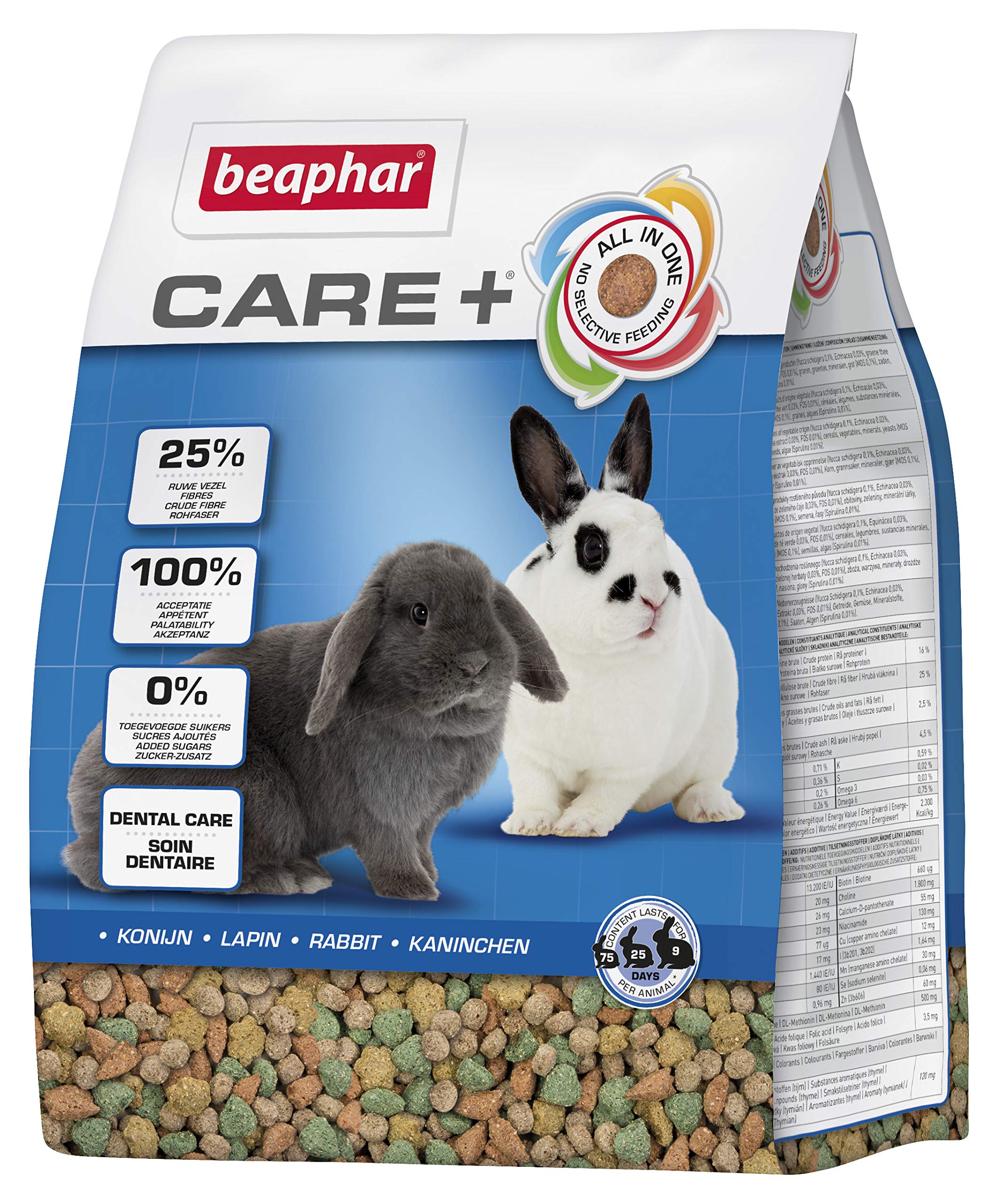 خوراک خشک خرگوش Beaphar Care + - 1.5 کیلوگرم