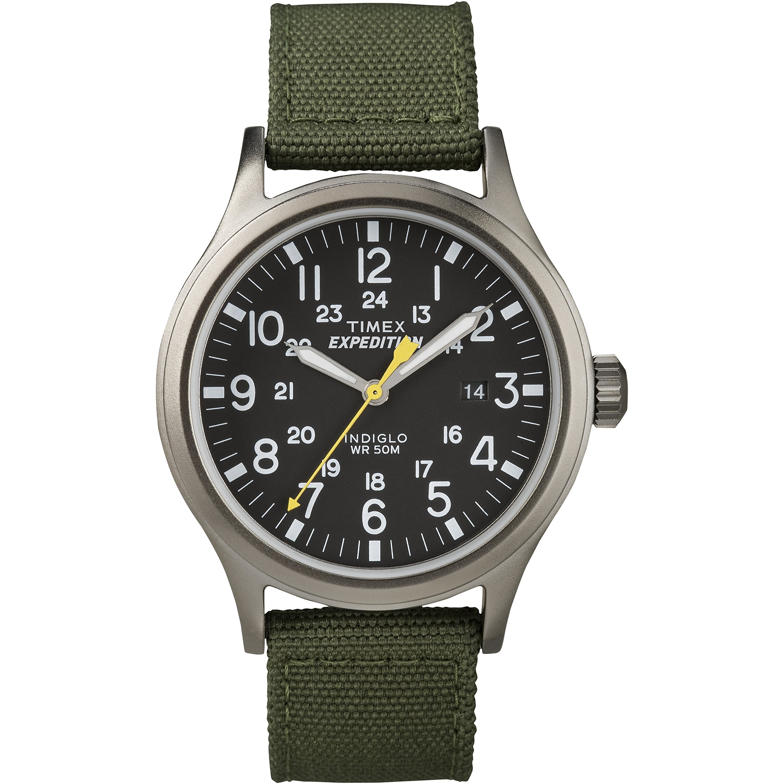 ساعت مردانه Timex Expedition Scout با بند نایلونی، سبز