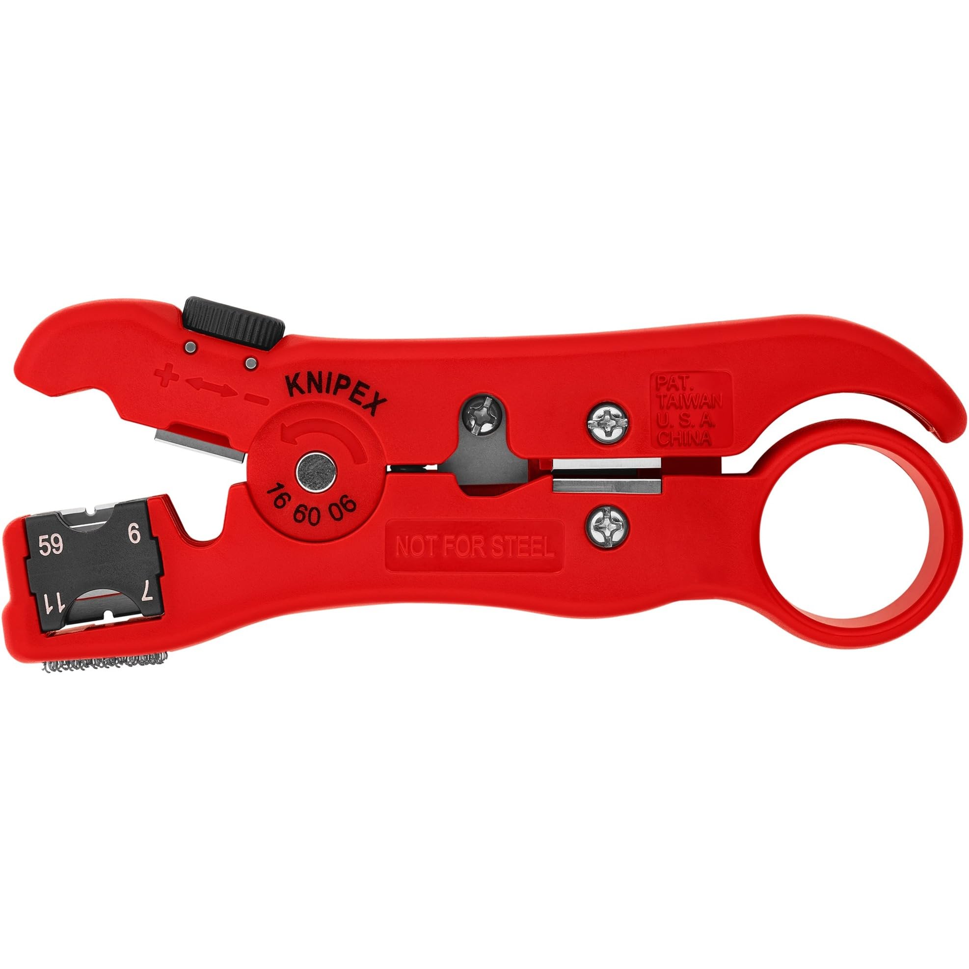 ابزار خراشیدن سیم کابل مشترک و داده | Knipex | 16 60 06 SB |