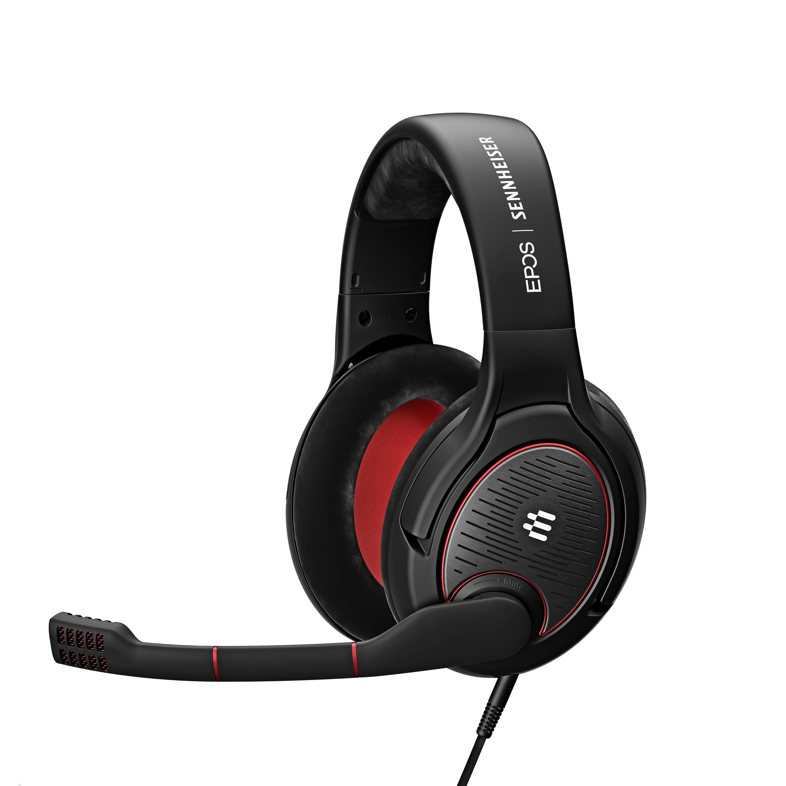 هدست بازی Epos Sennheiser Game One، آکوستیک باز، میکروفون جلوگیری از نویز، چرخش برای قطع میوت، پد گوشی های ولوت XXL، سازگار با رایانه شخصی، مک، ایکس باکس وان، پلی استیشن 4، نینتندو سویچ، و گوشی هوشمند - هدفون سیاه