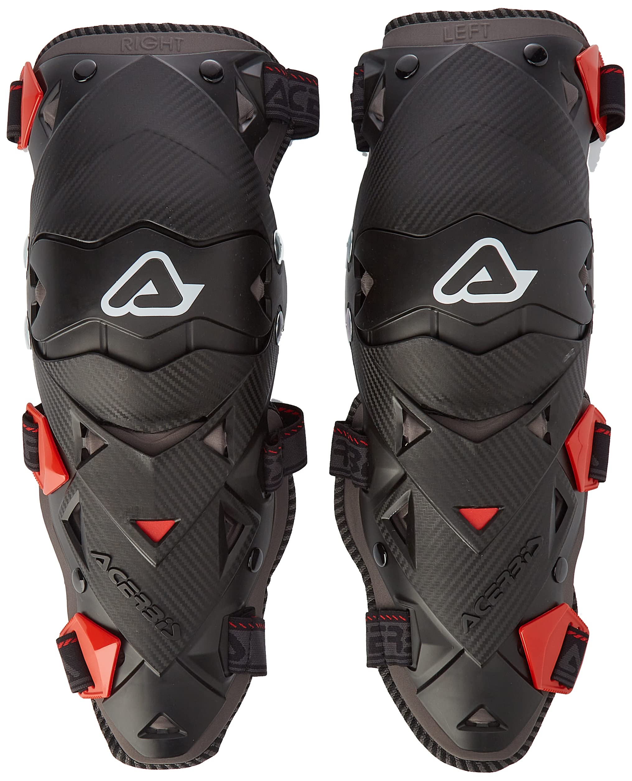محافظ زانو/ساق Impact EVO از Acerbis (سیاه/قرمز) توسط Acerbis
