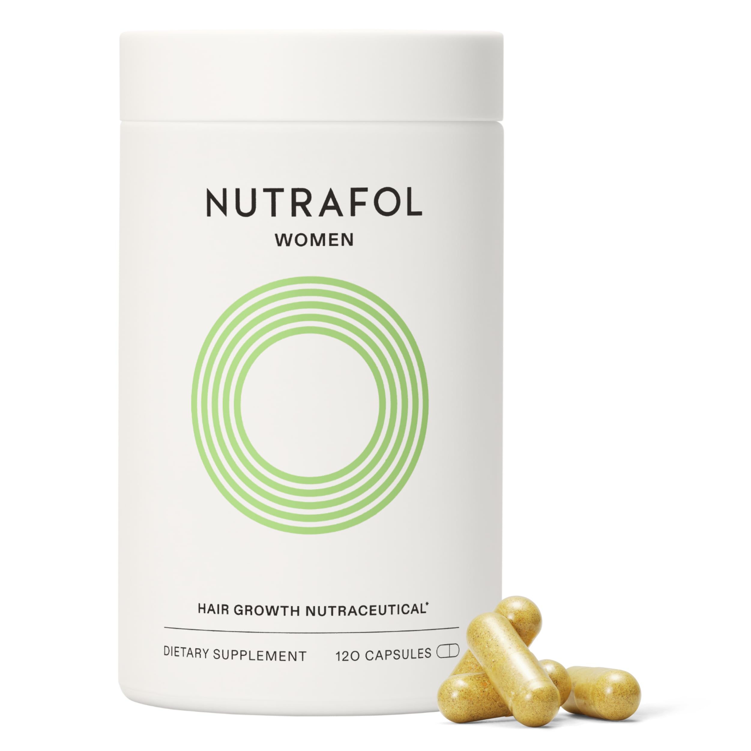 مکمل تقویت کننده موی Nutrafol برای زنان، ویتامین مو، 120 کپسول