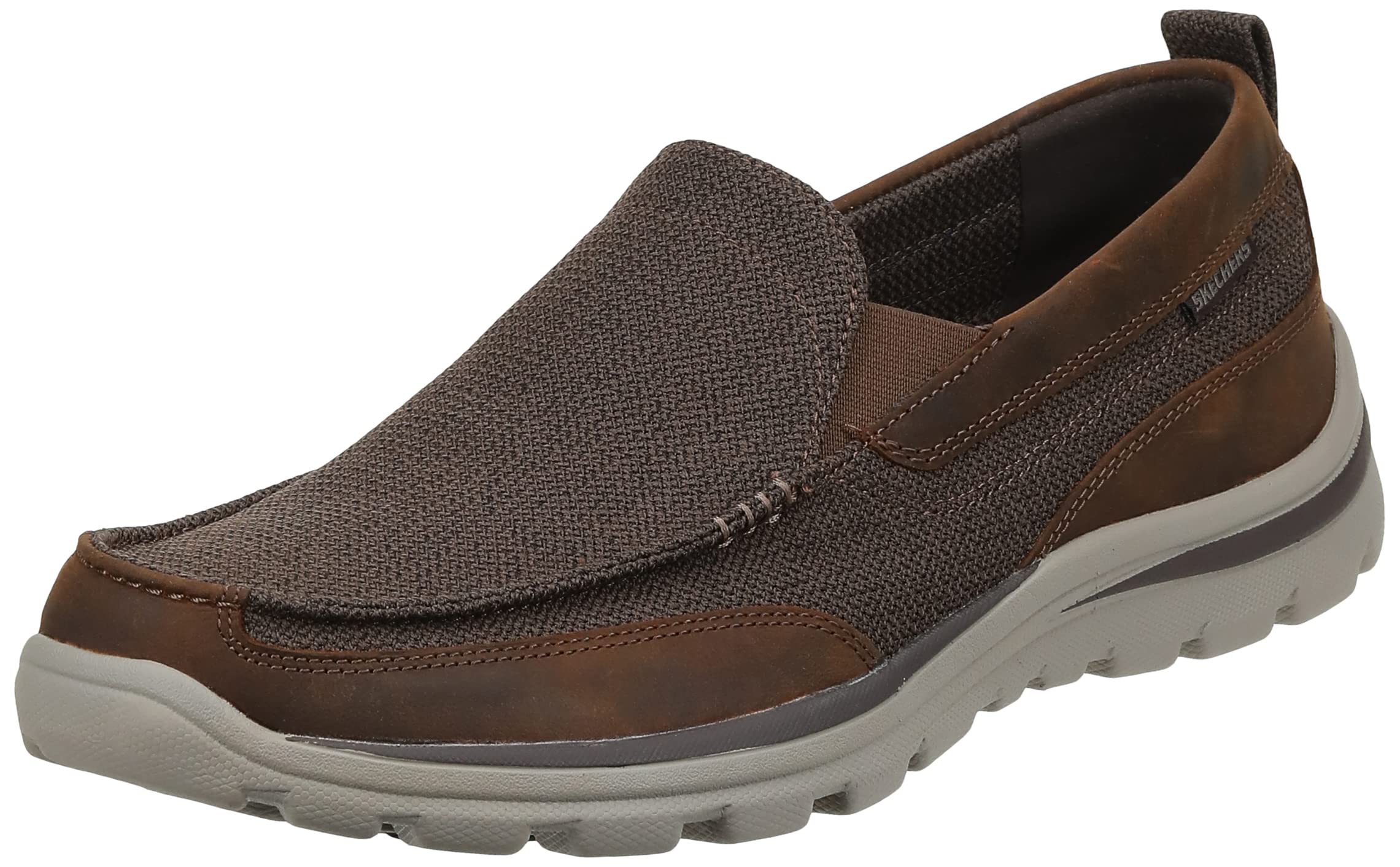 کفش مردانه Skechers مدل Superior Milford سایز 45.5 (EU) رنگ قهوه‌ای روشن