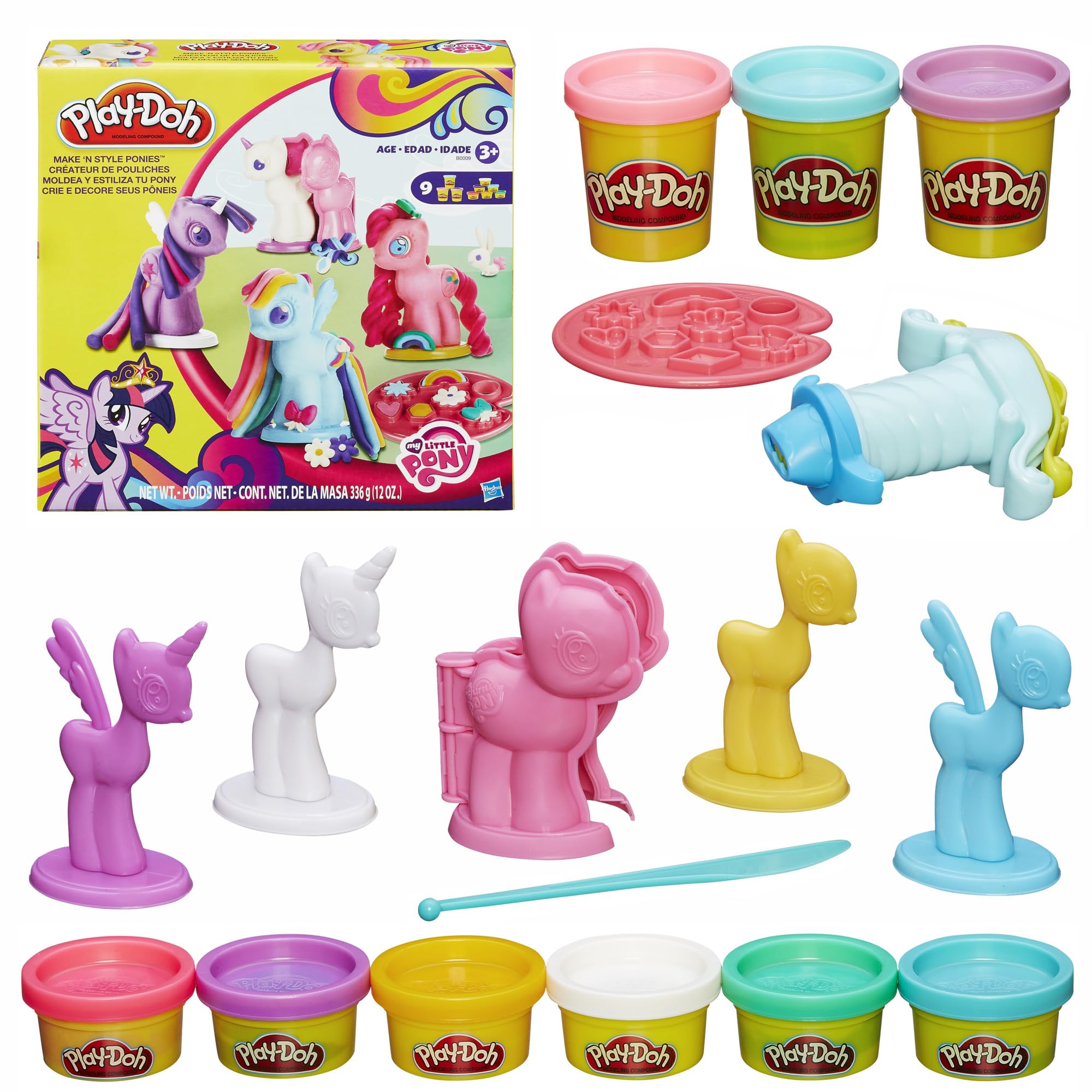 Play-Doh My Little Pony Make 'n Style Ponies
پلیدو مای لیتل پونی ساخت و استایل پونی‌ها