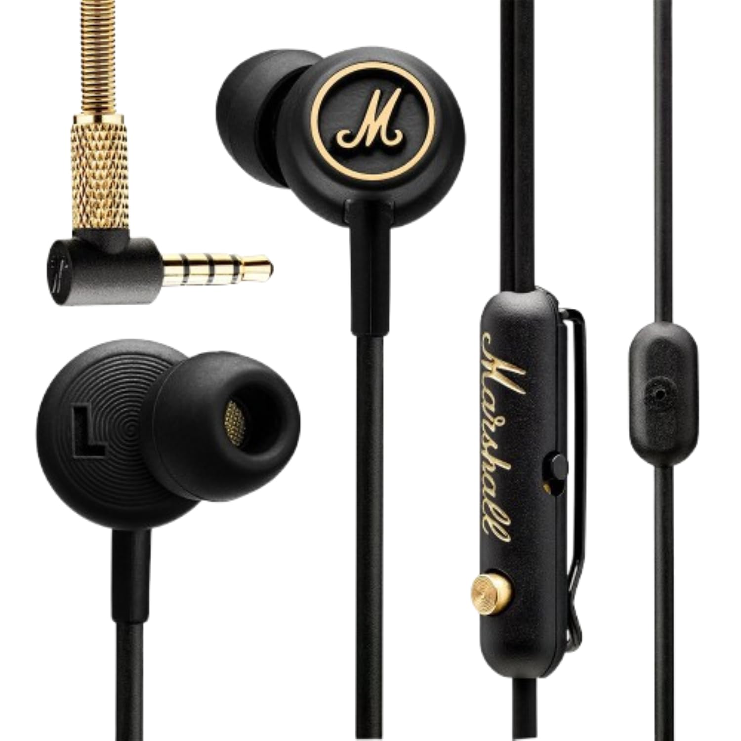 هدفون درون‌گوشی Marshall Mode EQ - مشکی و برنجی، سیمی