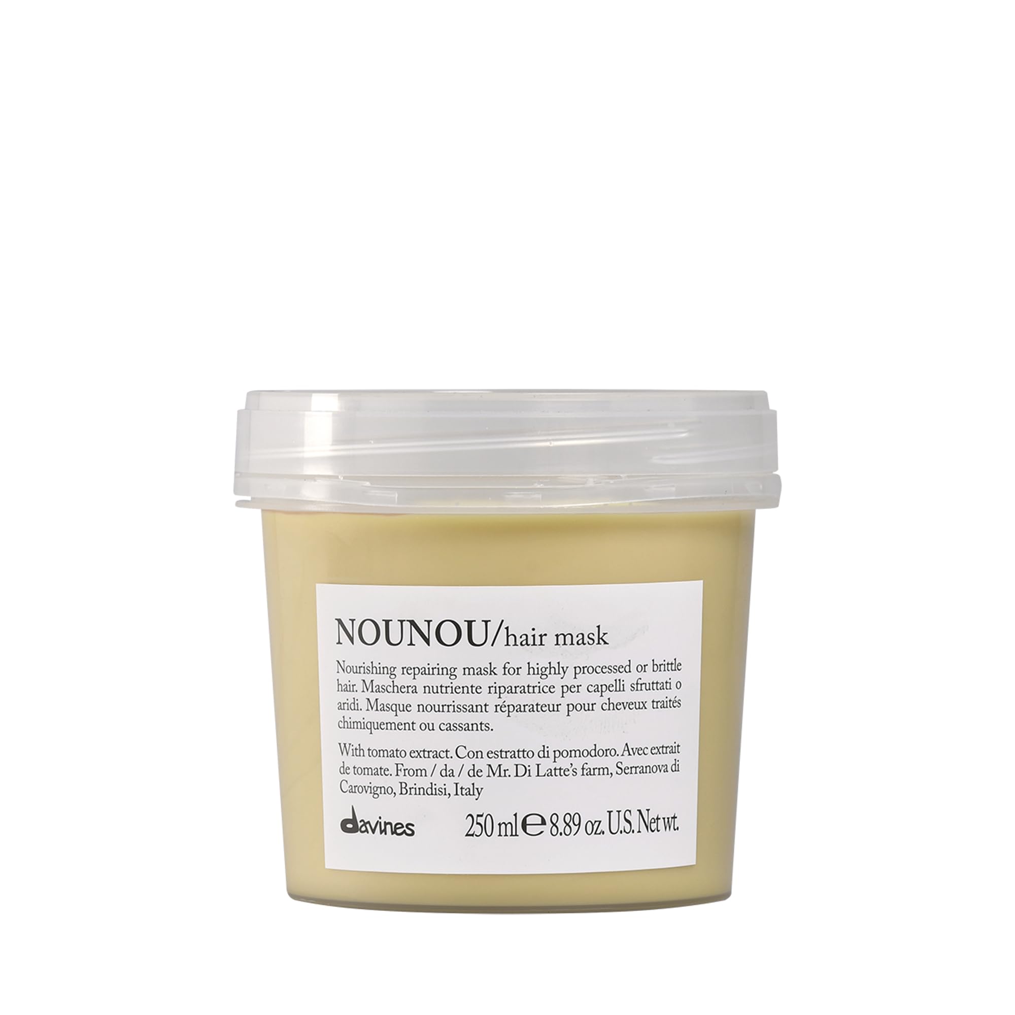 ماسک موی Davines Nounou، 8.87 فلوئنس (بسته‌ای یک عدد) 250 میلی‌لیتر (بسته‌ای یک عدد)