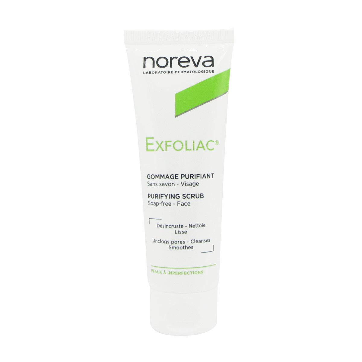 اسکراب صورت Noreva Exfoliac به حجم ۵۰ میلی‌لیتر