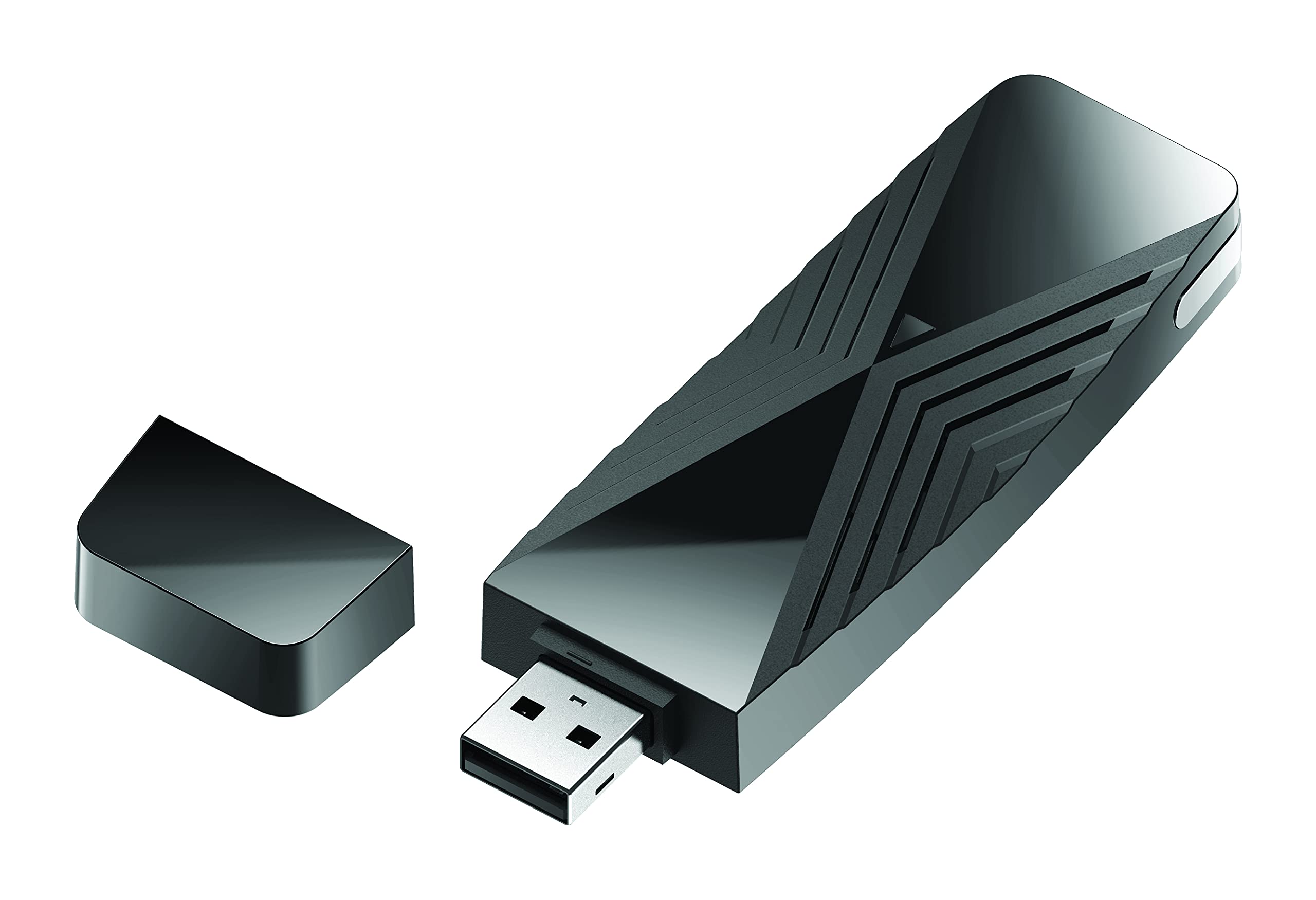 D-Link DWA-X1850 Wi-Fi 6 آداپتور USB، 802.11ax، دو باند 2.4/5 گیگاهرتز، سرعت بالای 1200 مگابیت بر ثانیه، OFDMA، MU-MIMO، WPA3، پشتیبانی از ویندوز 10، مشکی AX1800 مشکی