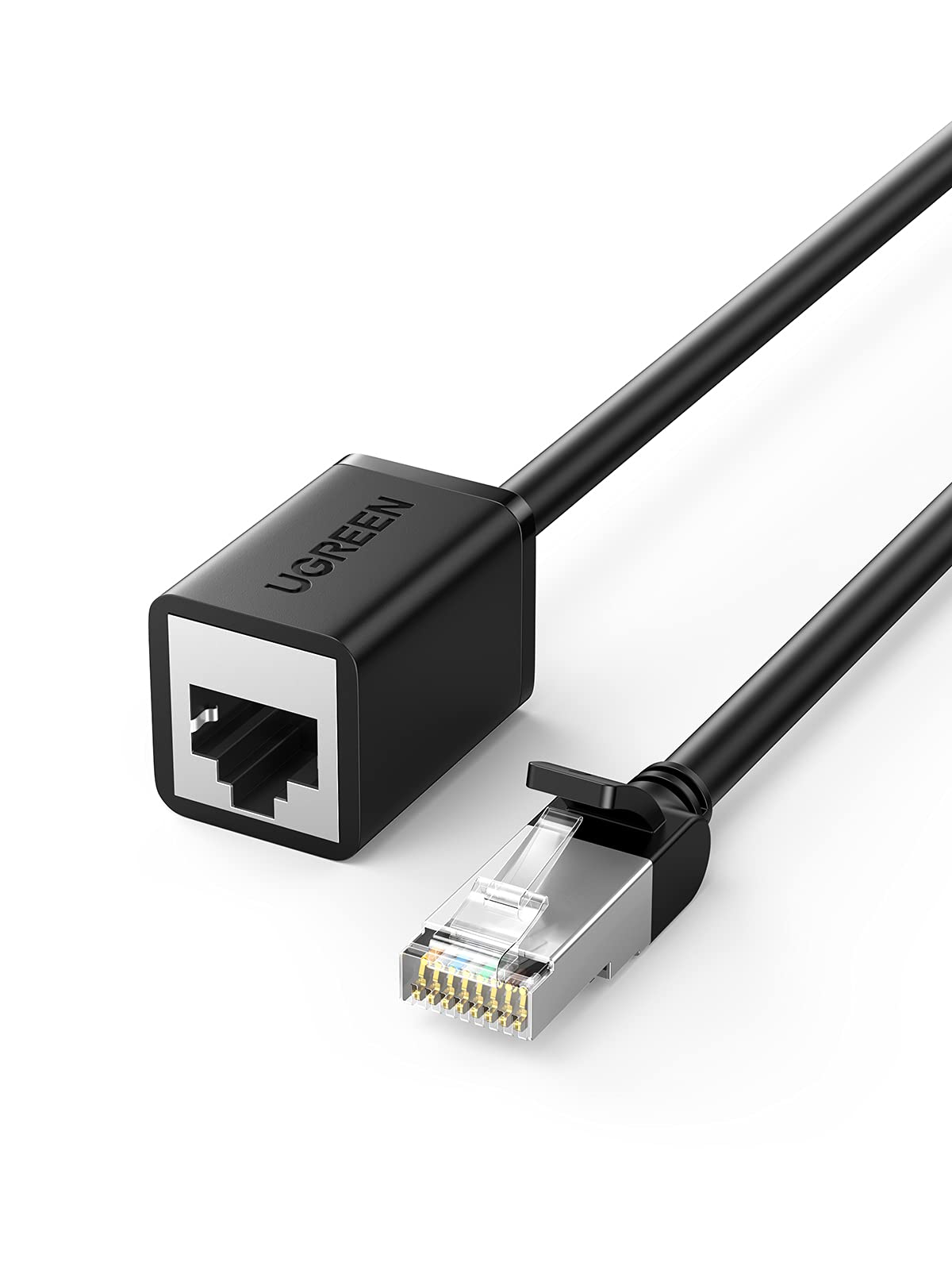 کابل تمدید اترنت یوگرین، نر به ماده Cat6 RJ45، کابل شبکه سربازی پچ متصل کننده مناسب برای سوییچ، مودم، پنل پچ، روتر، کامپیوتر شخصی، لپتاپ، چاپگر شبکه (2 متر)