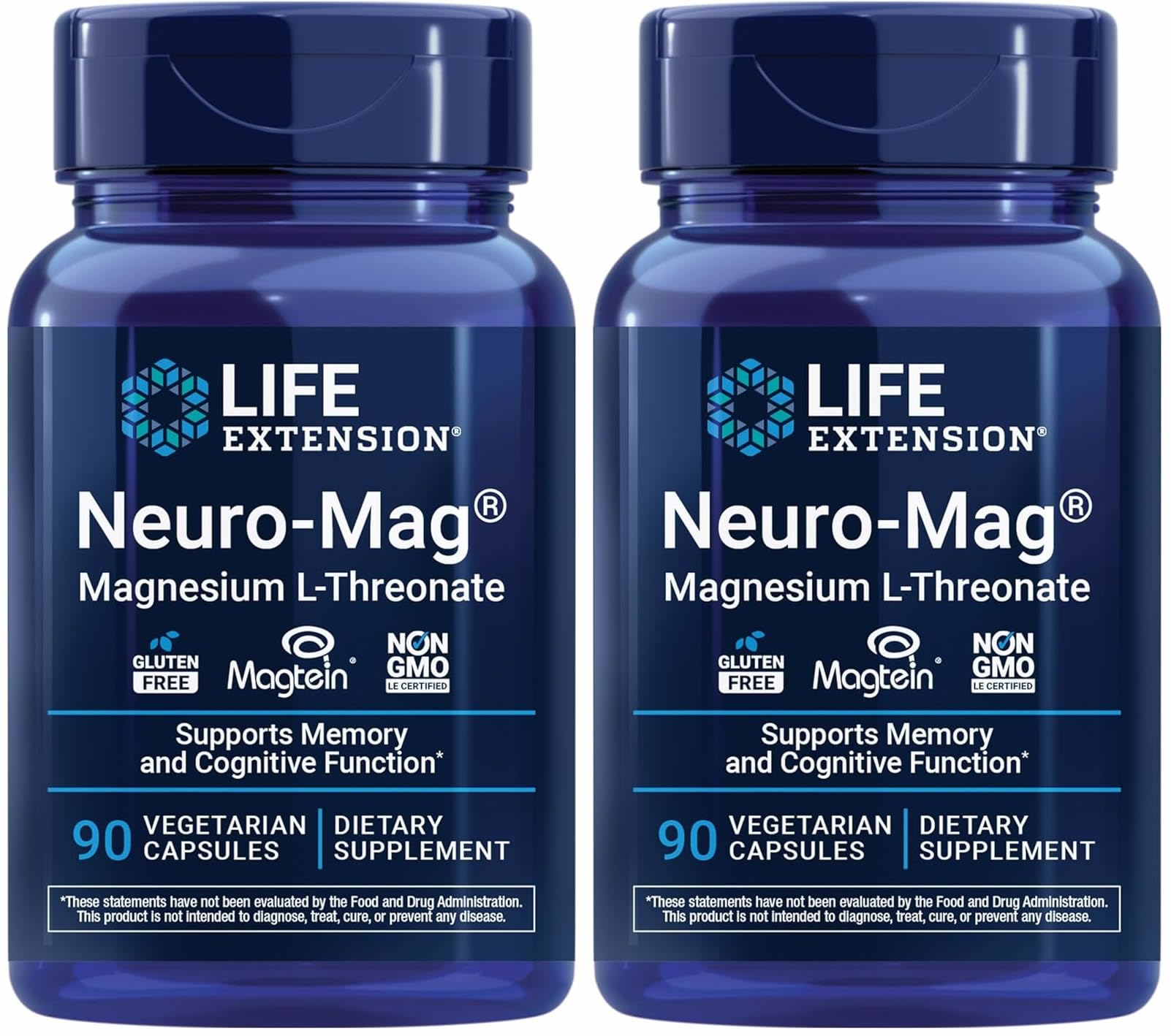 Life Extension Neuro-mag Magnesium L-threonate, 90 حبه (2 بسته)