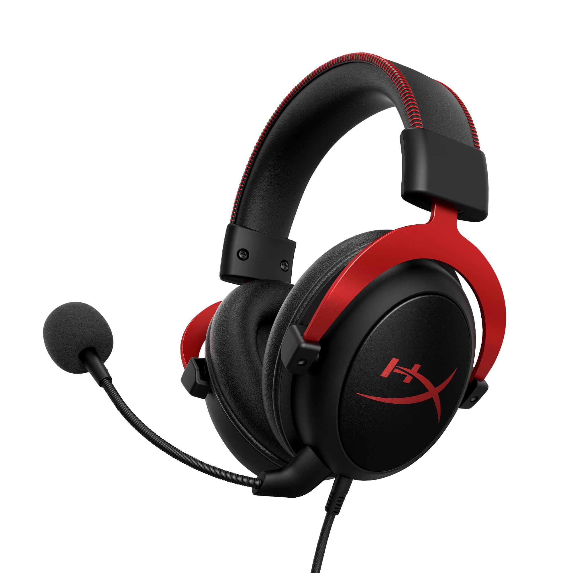 هدست بازی HyperX Cloud II برای PC و PS4 و Xbox One، نینتندو سوییچ، قرمز، باسیم