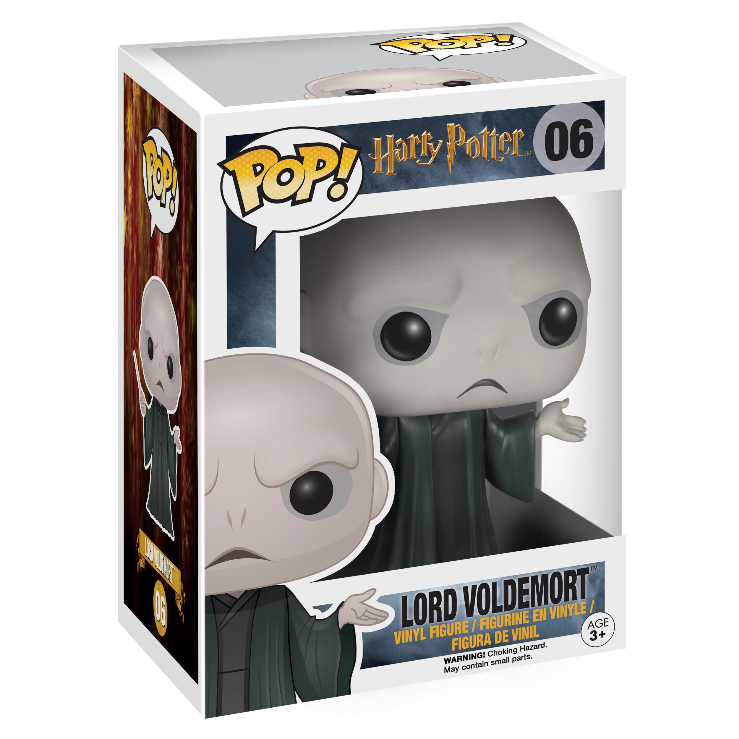 افزايش تعداد: فيگور پلاستيکي كالكشن‌پذير Lord Voldemort از فیلم هری پاتر تا فرزندان و بزرگسالان علاقه‌مند به فیلم‌ها - ایده هدیه - کالکشن‌پذیر و نمایشی مدل برای تماشاگران و ارائه‌دهندگان محصولات رسمی - اسباب بازی