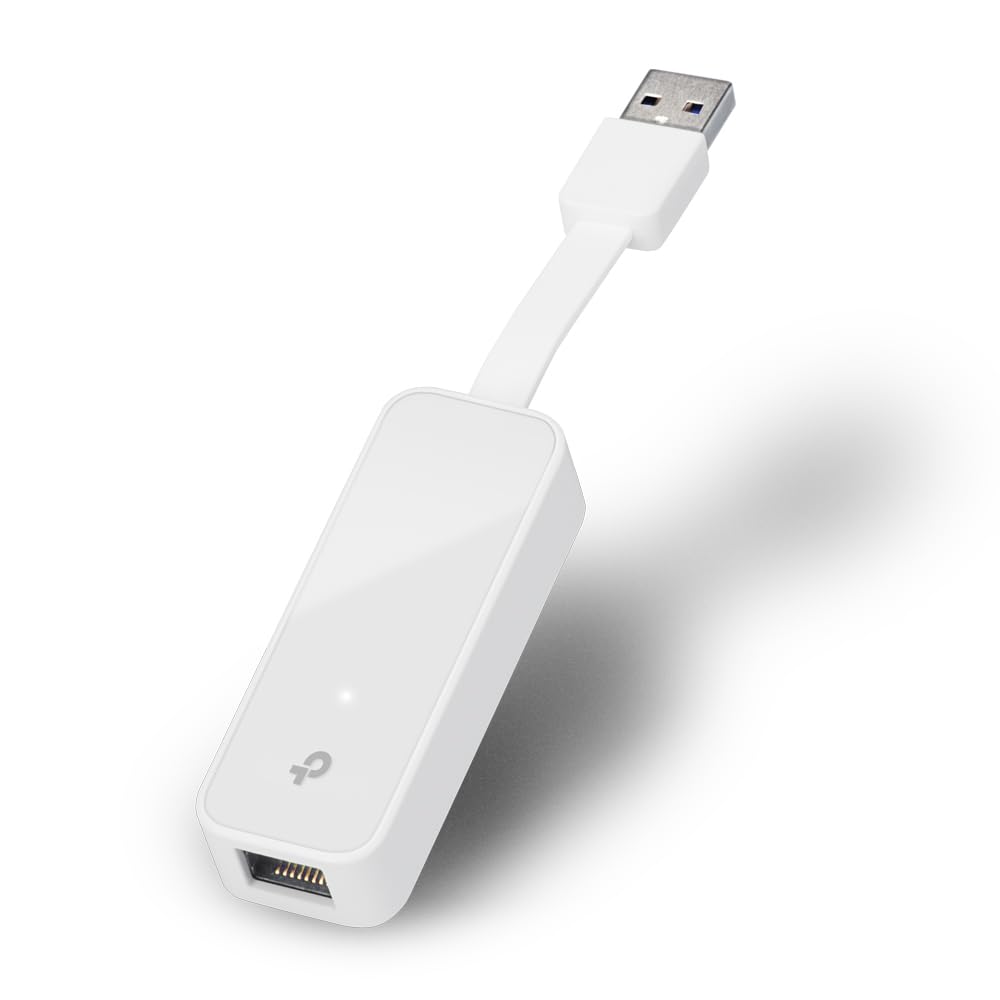 TP-Link UE300 یک آداپتور USB به اترنت برای ویندوز ۱۰/۸.۱/۸/۷/ویستا/ایکس‌پی و لینوکس، رنگ سفید است.
