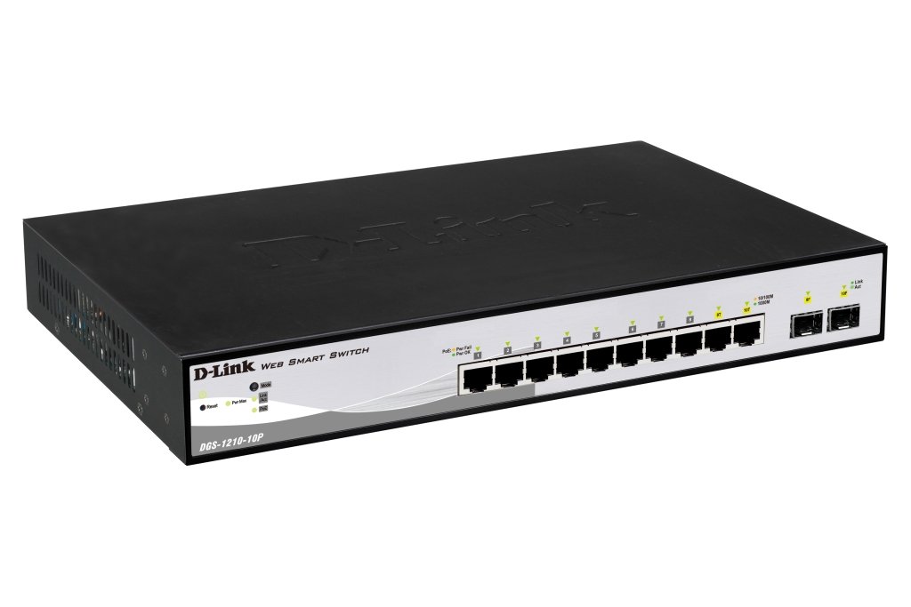 سوئیچ هوشمند تحت وب D-Link DGS-1210-10P