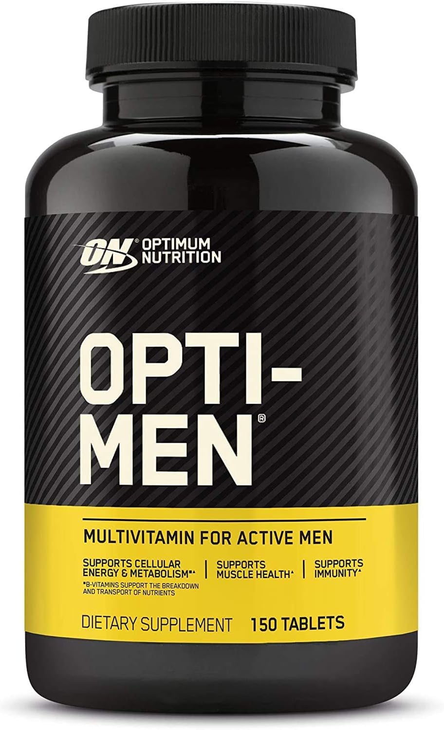 اپتیمم نیوتریشن (ON) Opti-Men، ویتامین C، زینک و ویتامین D، E، B12 برای حمایت از سیستم ایمنی — مکمل مولتی‌ویتامین روزانه مردان، 150 عدد کپسول