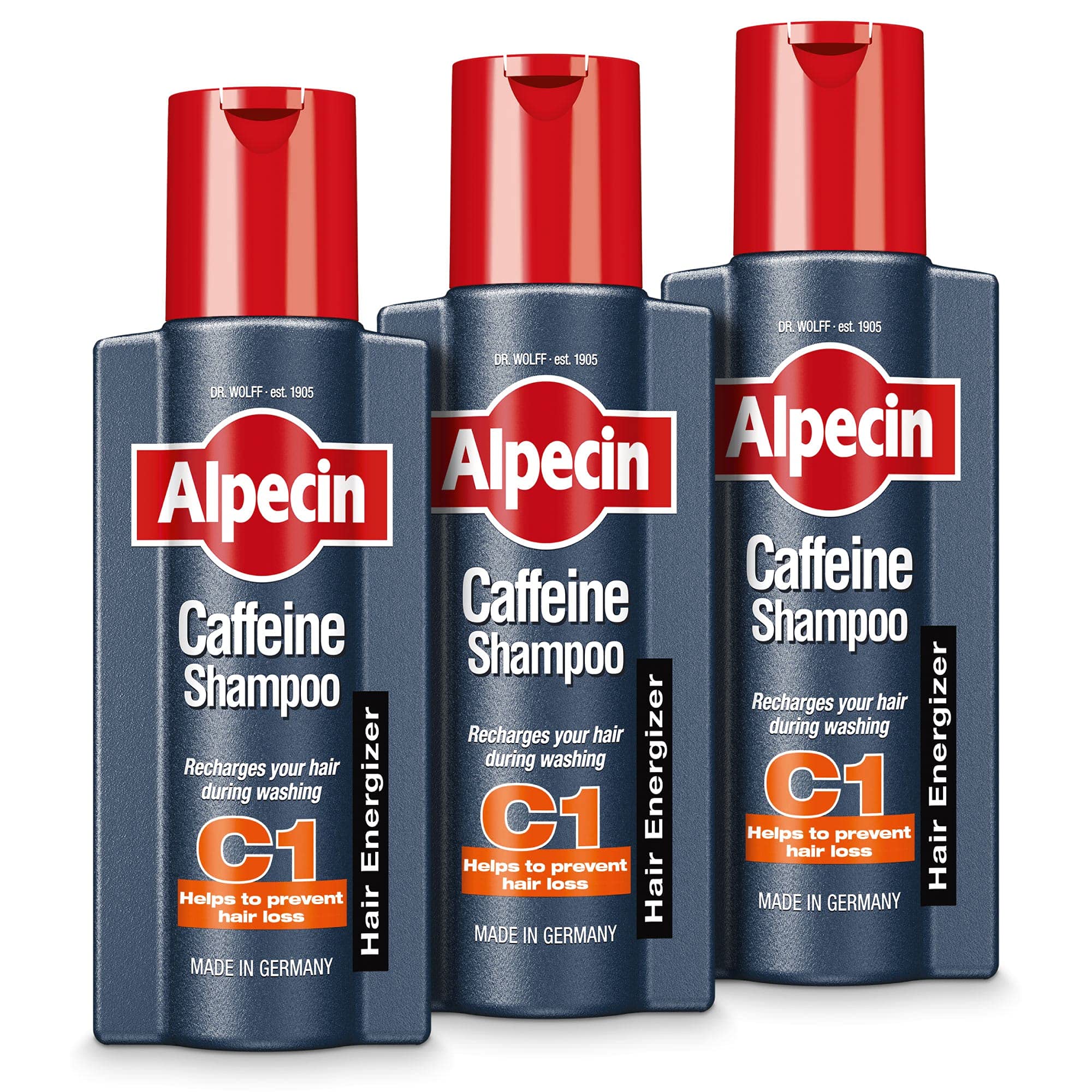 شامپو موی کافئین Alpecin 250 میلی لیتر (بسته ۳ عدد) کافئین 250 میلی لیتر (بسته ۳ عدد)