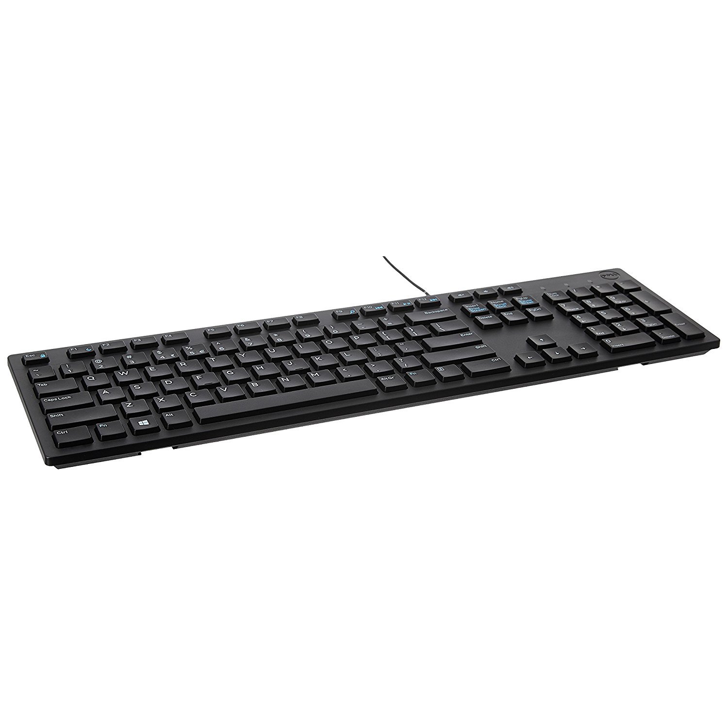 کیبورد سیمی دل - مدل مشکی KB216 (580-ADMT) - کیبورد انگلیسی