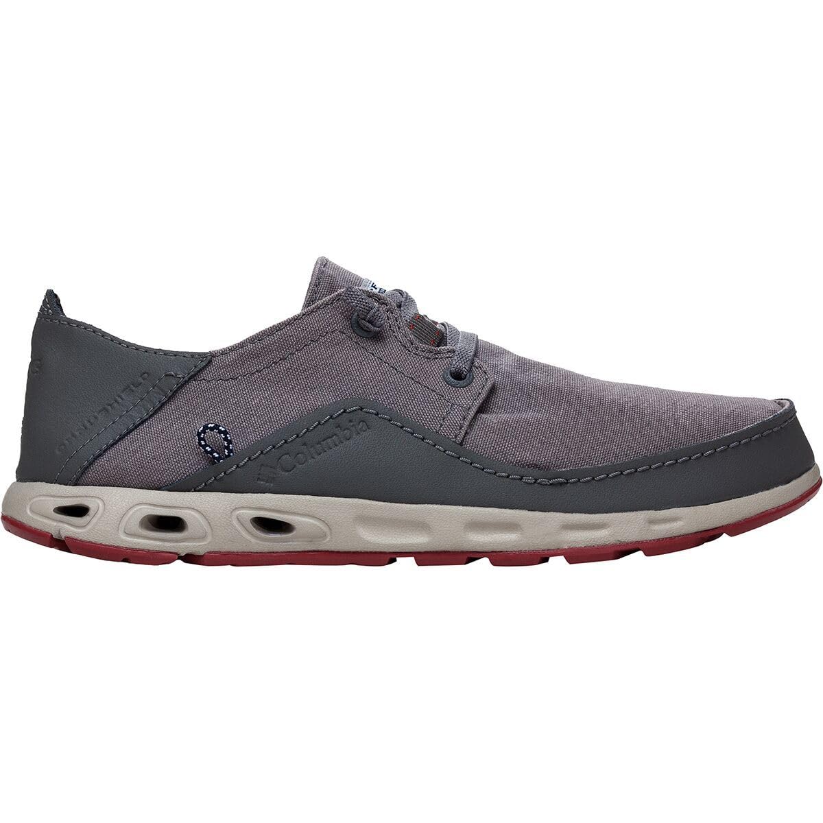 کفش قایقی Columbia Men's Bahama Vent Relaxed Laced در سایز 42 یورو، رنگ خاکستری شهری گیپسی