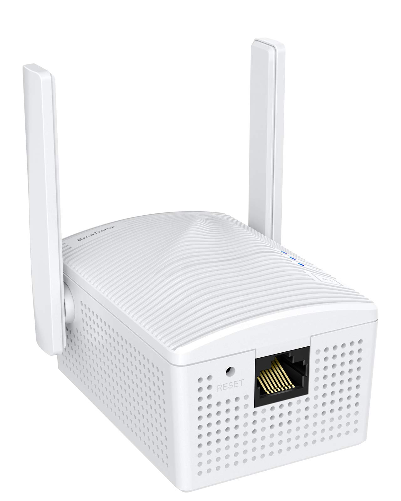 تبدیل کننده WiFi به Ethernet BrosTrend AC1200، پل دو بانده بی‌سیم 1200 مگابیت بر ثانیه برای چاپگر، تلویزیون هوشمند، پخش‌کننده بلو-ری، پلی‌استیشن، ایکس‌باکس و غیره، راه‌اندازی آسان WPS، اتصال دستگاه باسیم به Wi-Fi