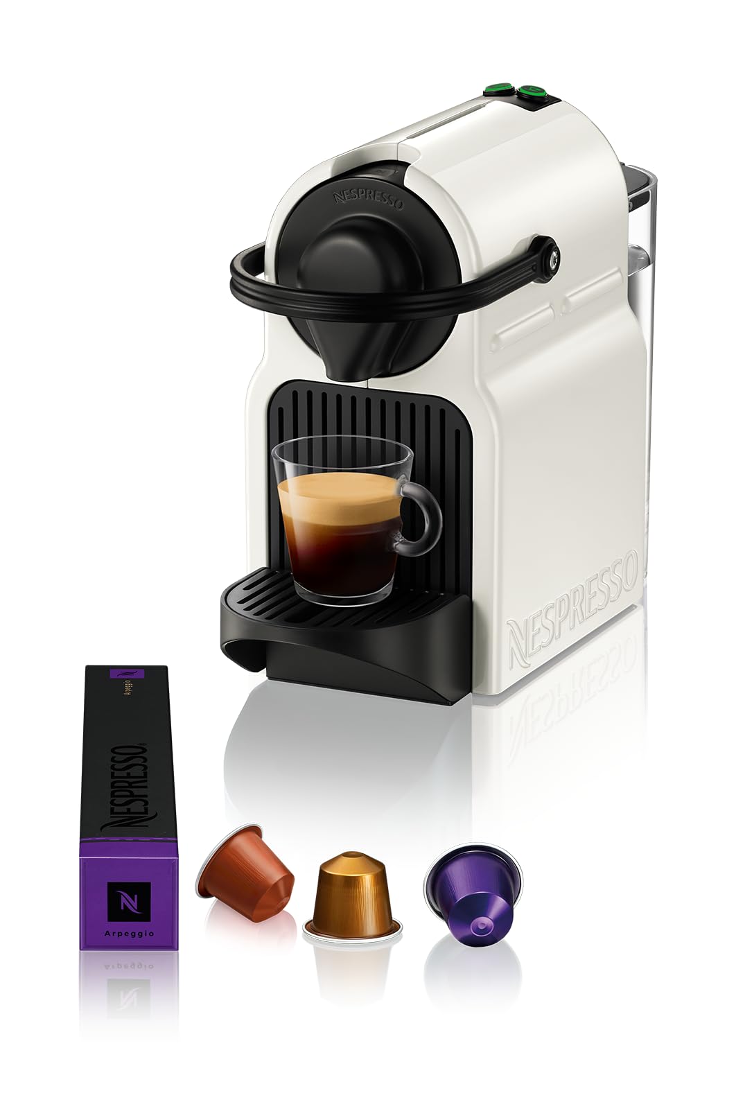 ماشین قهوه Nespresso Inissia توسط Nespresso، رنگ سفید - نسخه امارات Inissia سفید