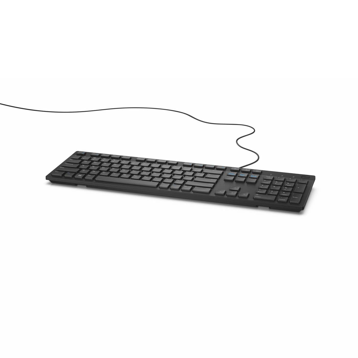 کیبرد انگلیسی دل مدل KB216 - USB - رنگ مشکی - برای دستگاه‌های اینسپایرون 3459، 5759، لتیتیود 3310 2-in-1، 34XX، 35XX، 7390 2-in-1