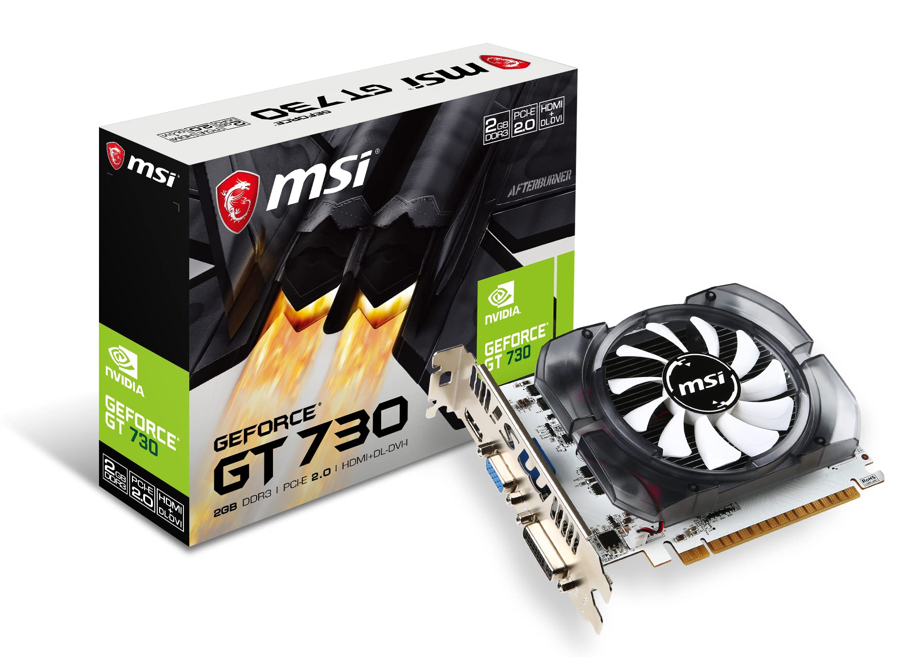 MSI GeForce GT 730 Fermi DDR3 128-bit 2GB DirectX 12 (N730 2GD3V3)