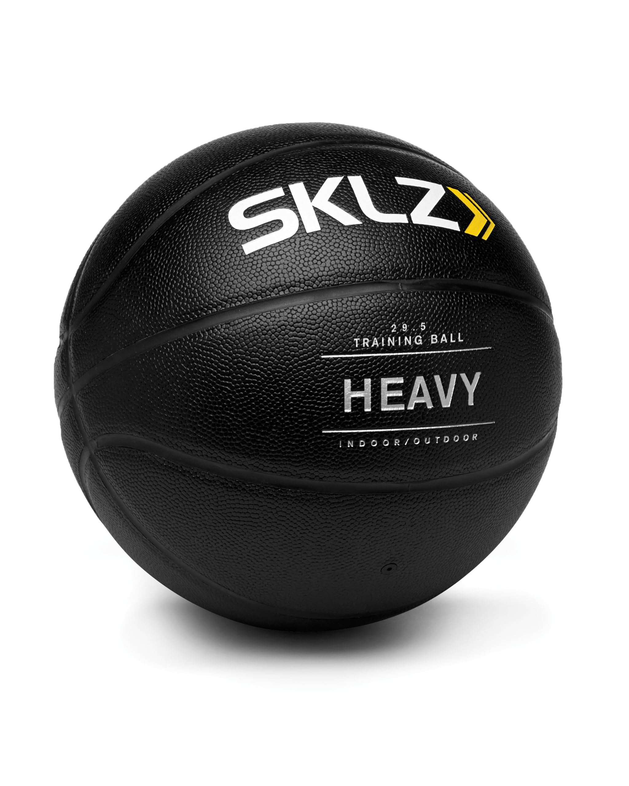 توپ آموزشی تمرین کنترل SKLZ برای بهبود دریبل و کنترل توپ سیاه ۲۹.۵ اینچ/وزن سنگین