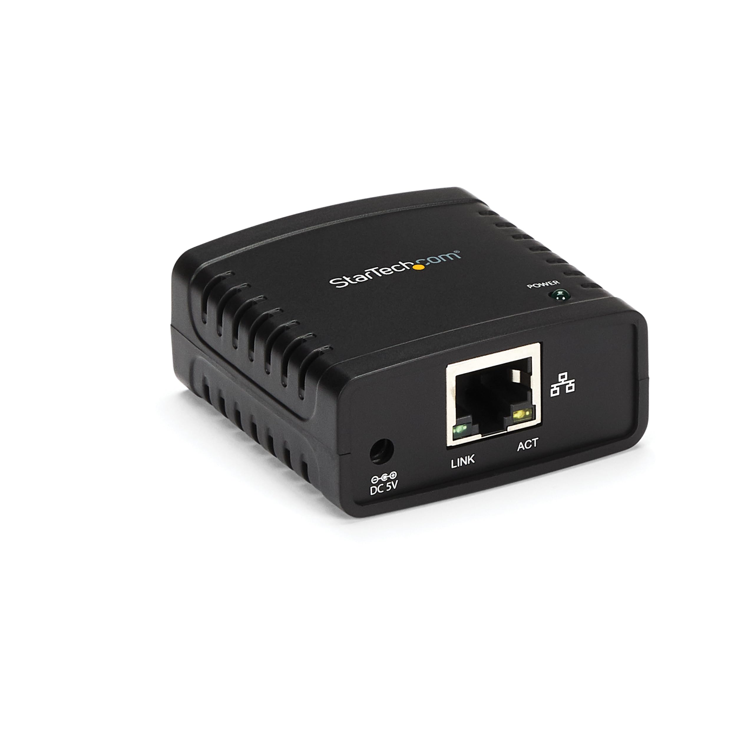 پرینت سرور شبکه StarTech.com 10/100Mbps Ethernet به USB 2.0 - ویندوز 10 - LPR - LAN USB آداپتور پرینت سرور (PM1115U2)