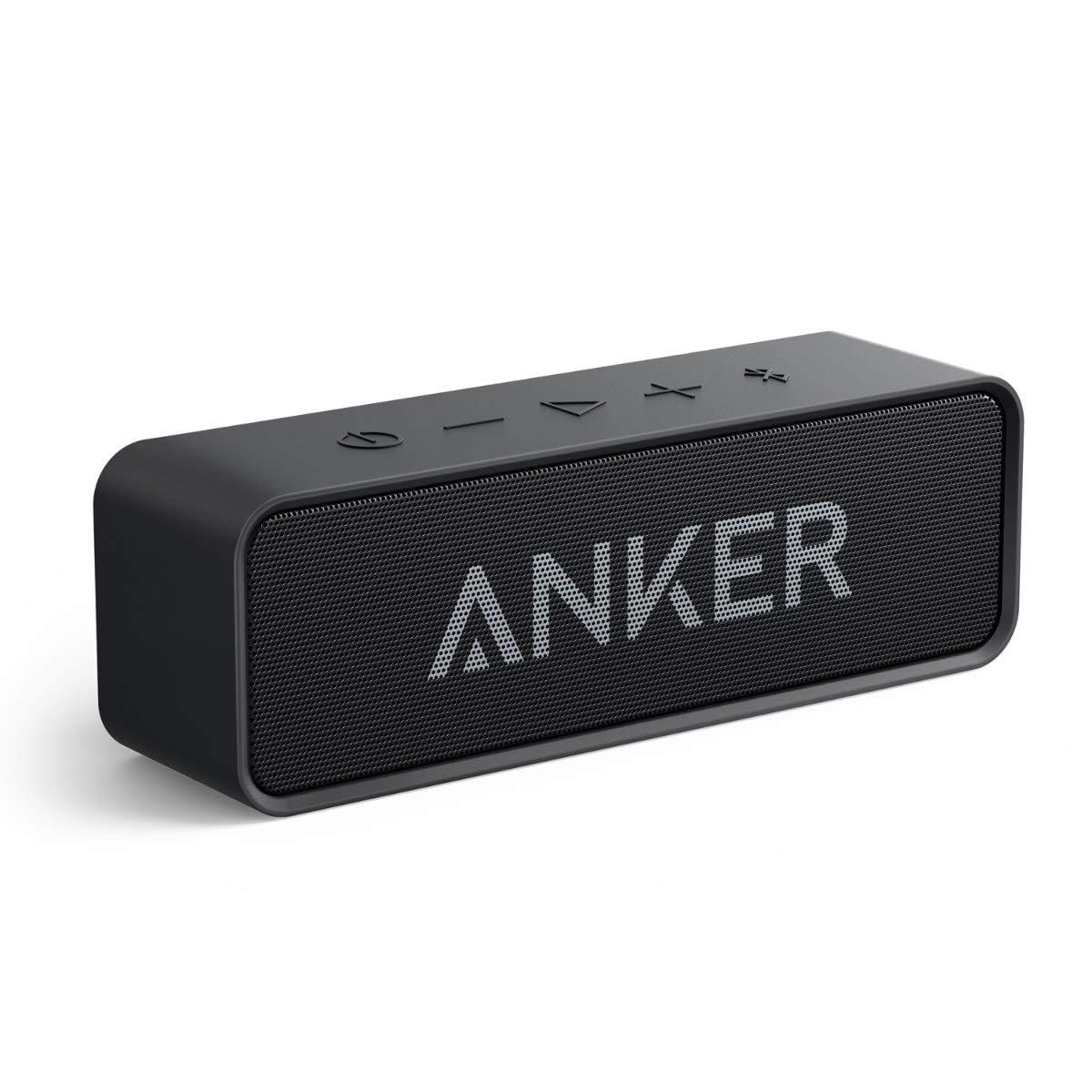 بلوتوث اسپیکر، اسپیکر بلوتوث Anker Soundcore با صدای استریو قوی، زمان پخش 24 ساعته، برد بلوتوث 66 فوت، میکروفون داخلی. اسپیکر بی‌سیم قابل حمل ایده‌آل برای آیفون، سامسونگ و بیشتر اسپیکر‌های سیاه