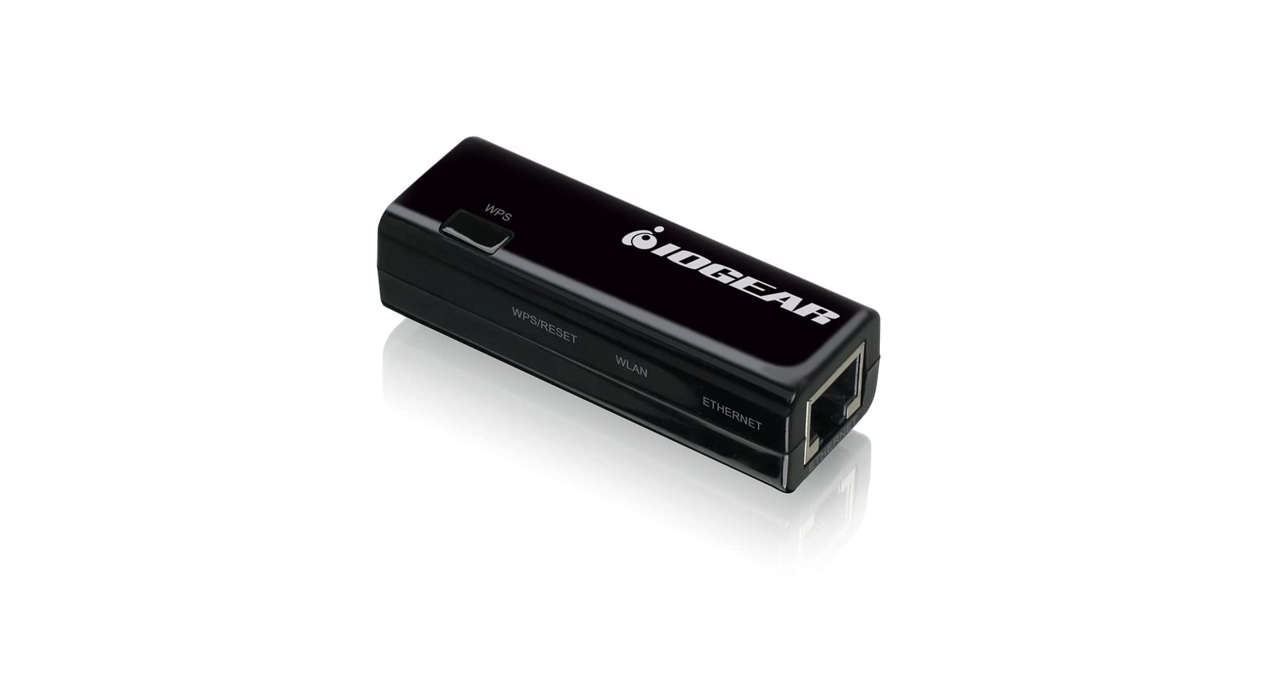 آداپتور شبکه بی‌سیم به اترنت IOGEAR  - سرعت‌های تا 300 مگابیت بر ثانیه در فرکانس 2.4 گیگاهرتز - دارای دکمه فشار دادنی برای راه‌اندازی امنیتی Wi-Fi Protected Setup (WPS) - پشتیبانی از رمزنگاری‌های WEP، WPA، WPA2، TKIP و AES - مدل GWU637، با سرعت 300 مگابیت بر ثانیه