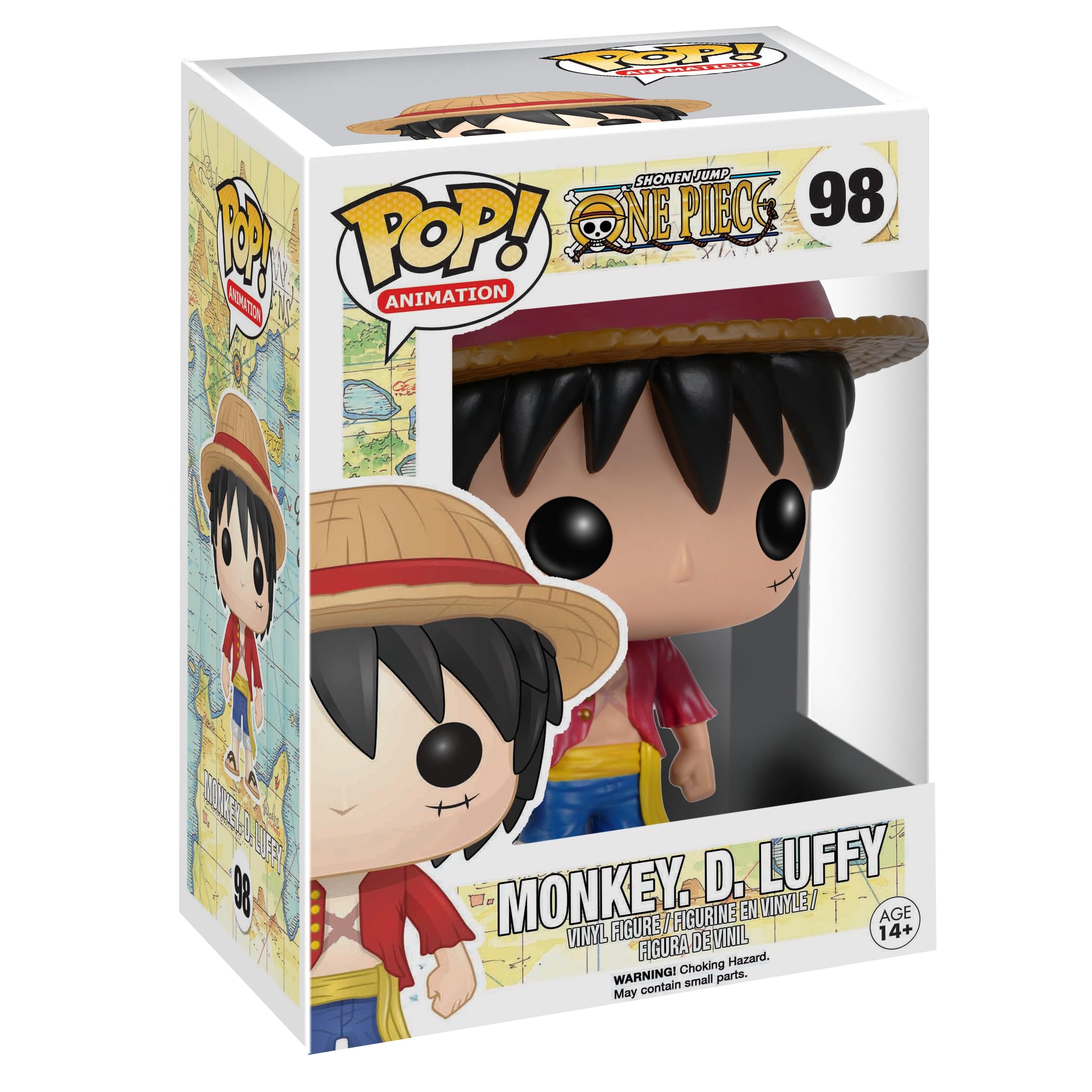 فیگور وینیلی جمع‌آوری شده Funko Pop! انیمیشن: وان پیس - مانکی دی. لافی - ایده هدیه - کالا رسمی - اسباب بازی برای کودکان و بزرگسالان - طرفداران انیمه - فیگور مدل برای جمع‌آوران و نمایش