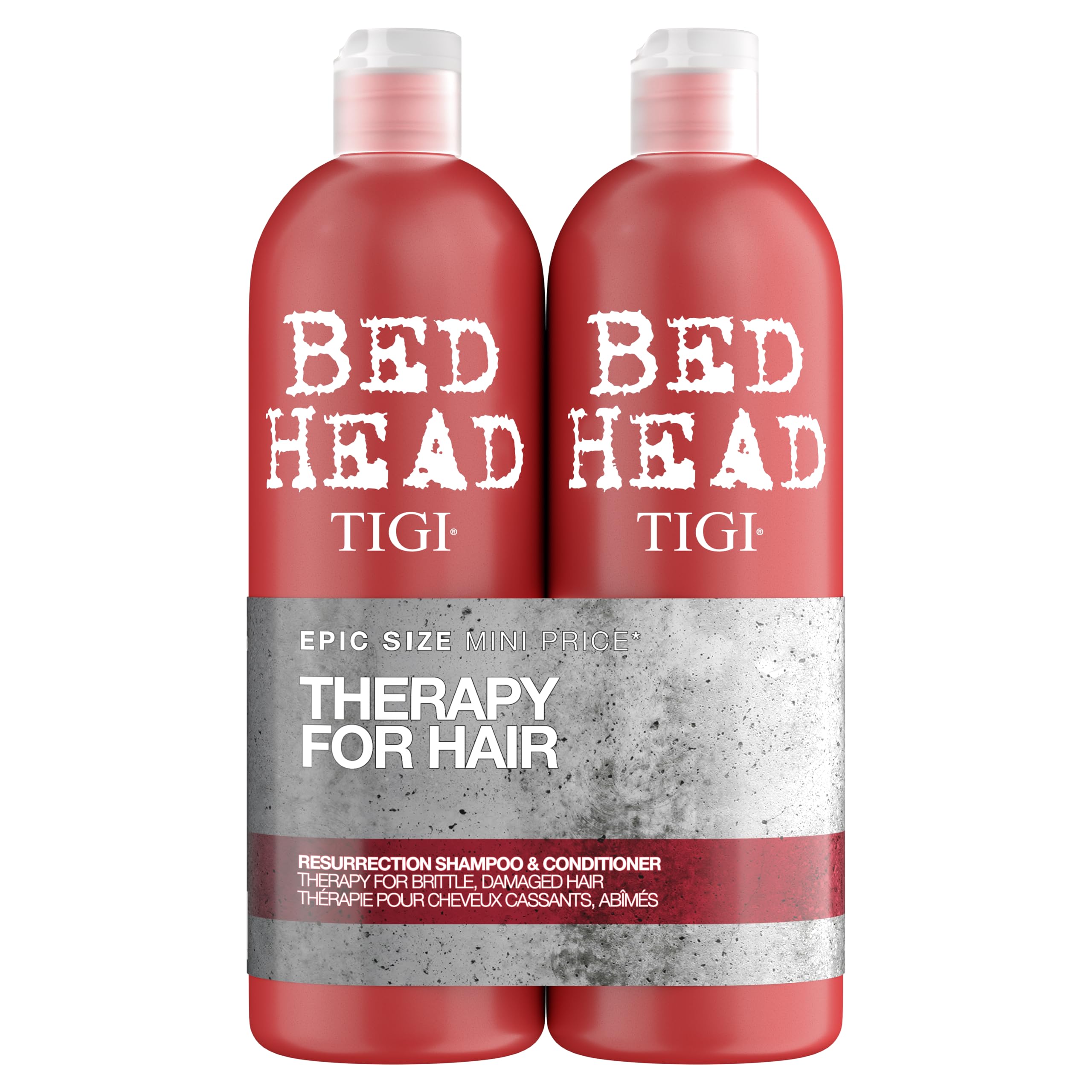 شامپو و کاندیشنر Bed Head TIGI توسط Urban Antidotes برای موهای آسیب دیده 2 x 750 میلی‌لیتر، تمییزدهنده، 25 اونس