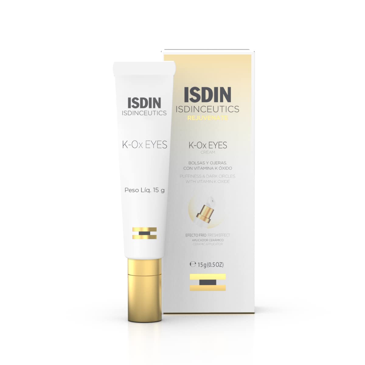 جل سرم چشم ISDIN Ceutics K-Ox بحجم 15 میلی لیتر وزن 15 گرم