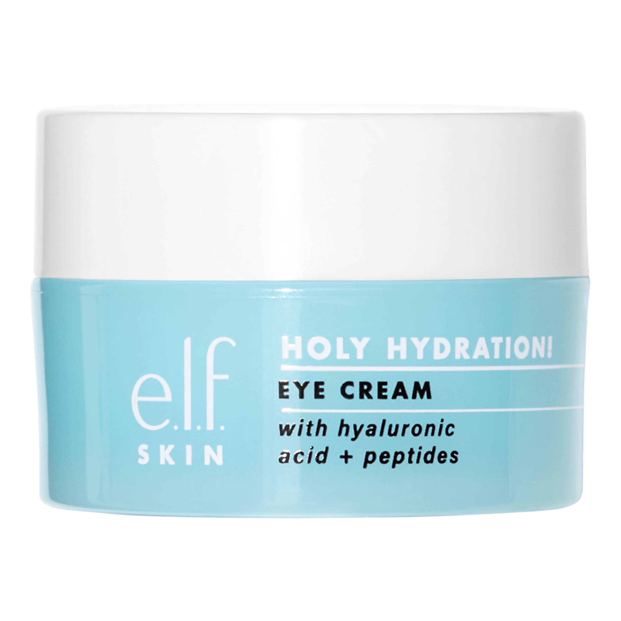 کرم چشم مقدس Hydration! از e.l.f | با اسید هیالورونیک و پپتیدها | حداقل کردن حلقه‌های تیره | 15.03 گرم (بسته‌ی 1 عدد)
