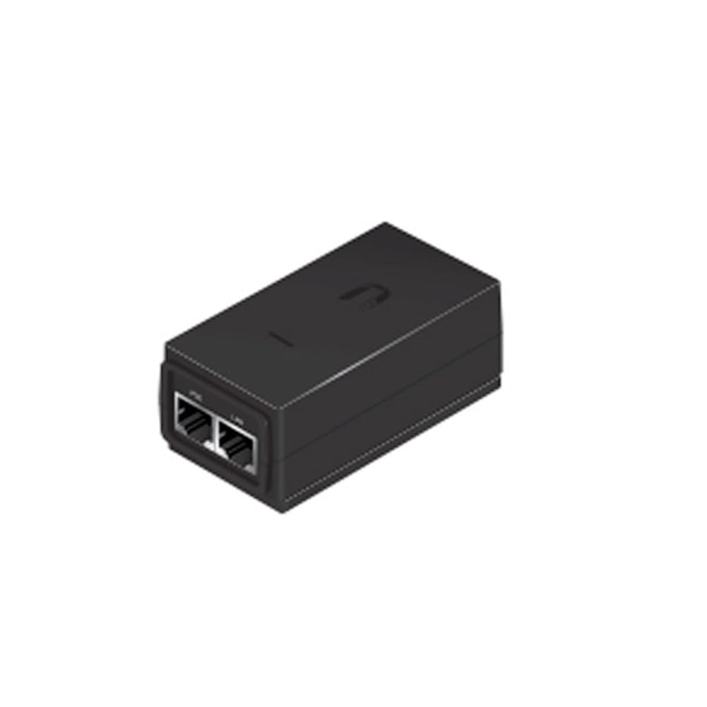 تزریق کننده POE-24-12W-G شبکه‌های Ubiquiti، 12 وات، سیاه