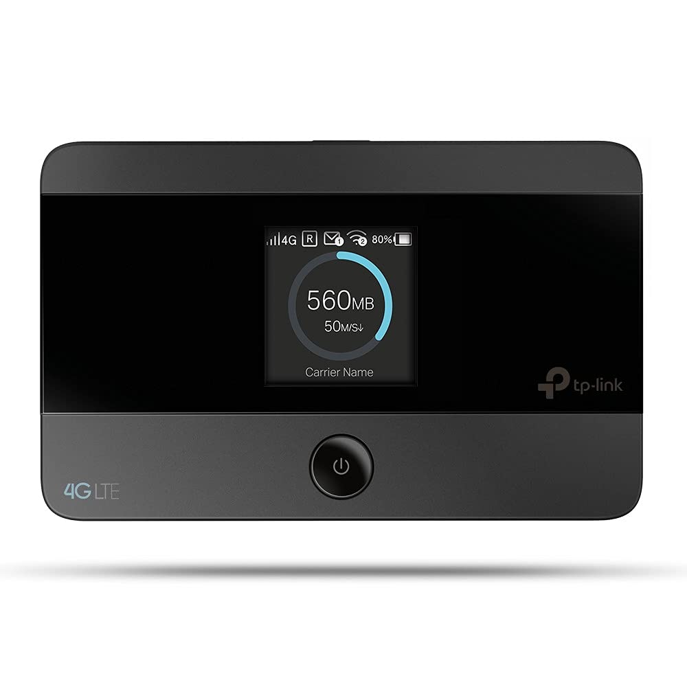 TP-Link M7350 Hotspot متحرک 4G LTE 150 Mbps 802.11n، مشکی Cat4 + N300