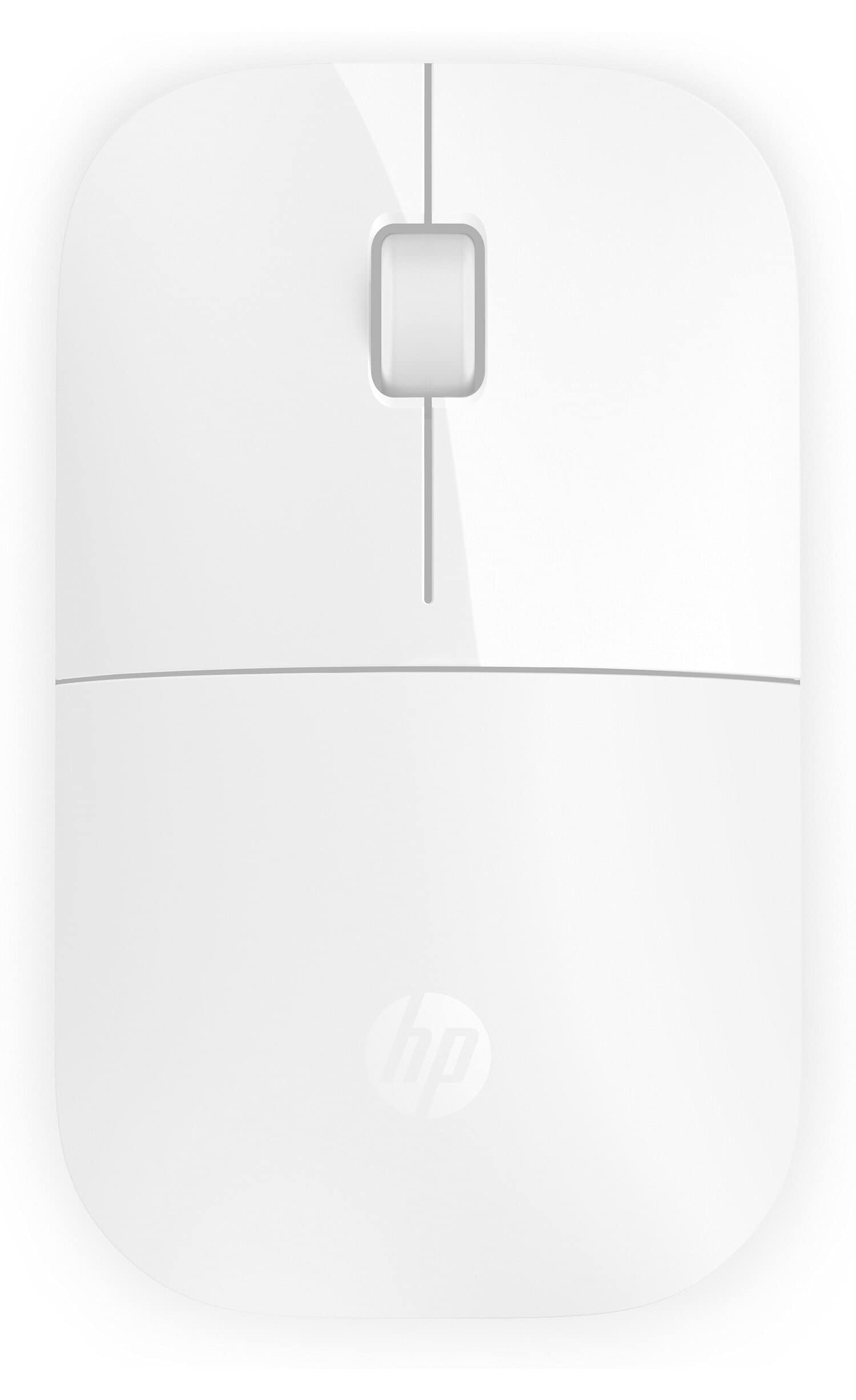 موس بی‌سیم HP Z3700، دو دست، اپتیکال، بی‌سیم RF، 1200 نقطه در اینچ، رنگ سفید - V0L80AA