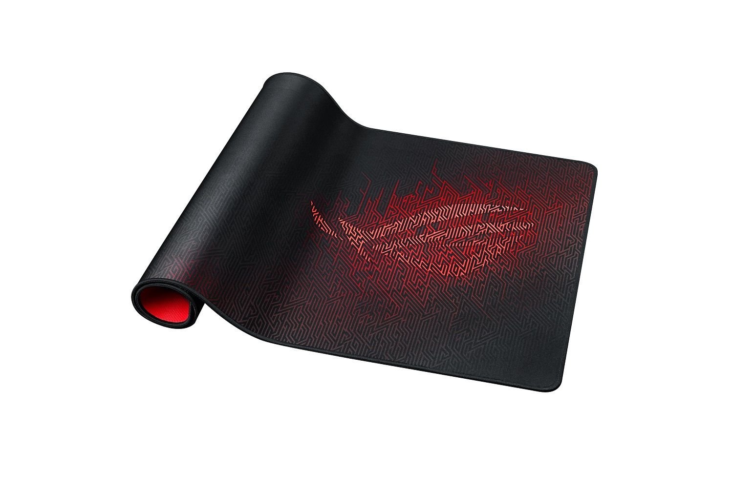 ASUS ROG Sheath Extended Gaming Mouse Pad - سطح بسیار نرم برای کنترل دقیق پیکسلی | درزهای محکم ضد پارگی، پایه لاستیکی ضد لغزش نور و قابل حمل مشکی / قرمز