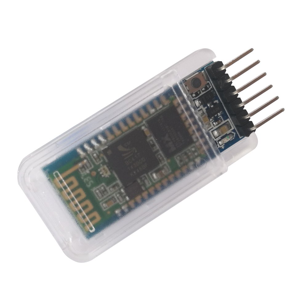 ماژول انتقال سریال بلوتوثی DSD TECH HC-05 با امکان ارتباط سریال بی‌سیم به همراه دکمه برای آردوینو