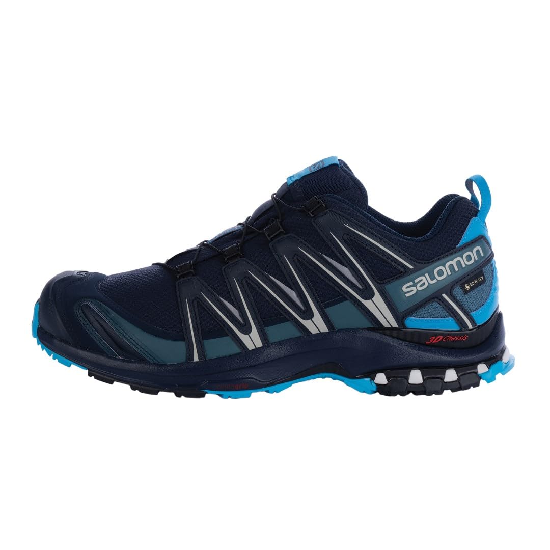 کفش‌های تریل رانینگ و کوه‌نوردی مردانه ضدآب Salomon XA PRO 3D Gore-Tex - رنگ آبی نیروگرافی - سایز 44 EU