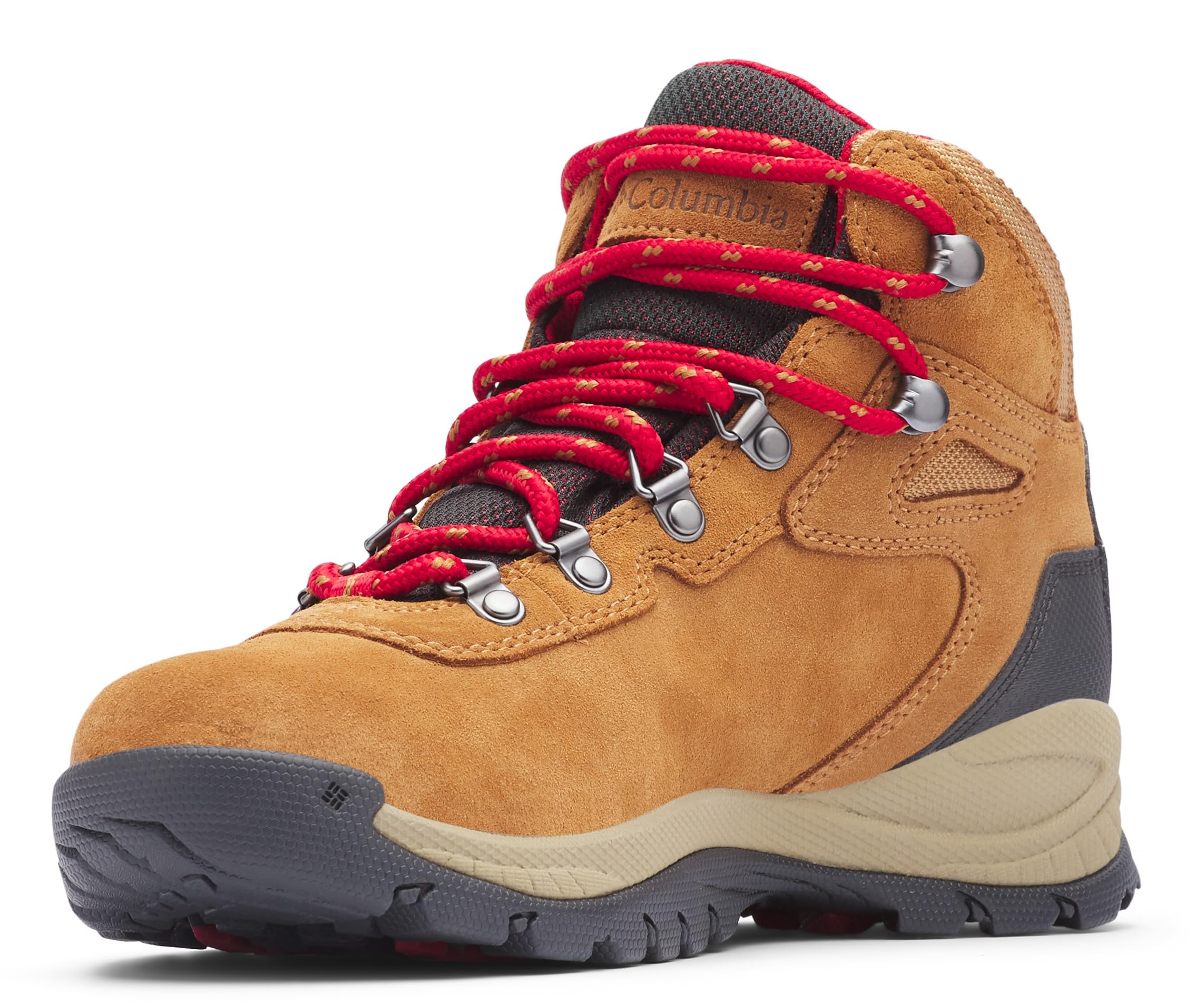 کولومبیا NEWTON RIDGE™ PLUS WATERPROOF AMPED زنانه کفش‌های پیاده‌روی و کوهنوردی با ساق میانی، ضدآب، سایز 40 اروپا، رنگ قرمز كوه گوزن
