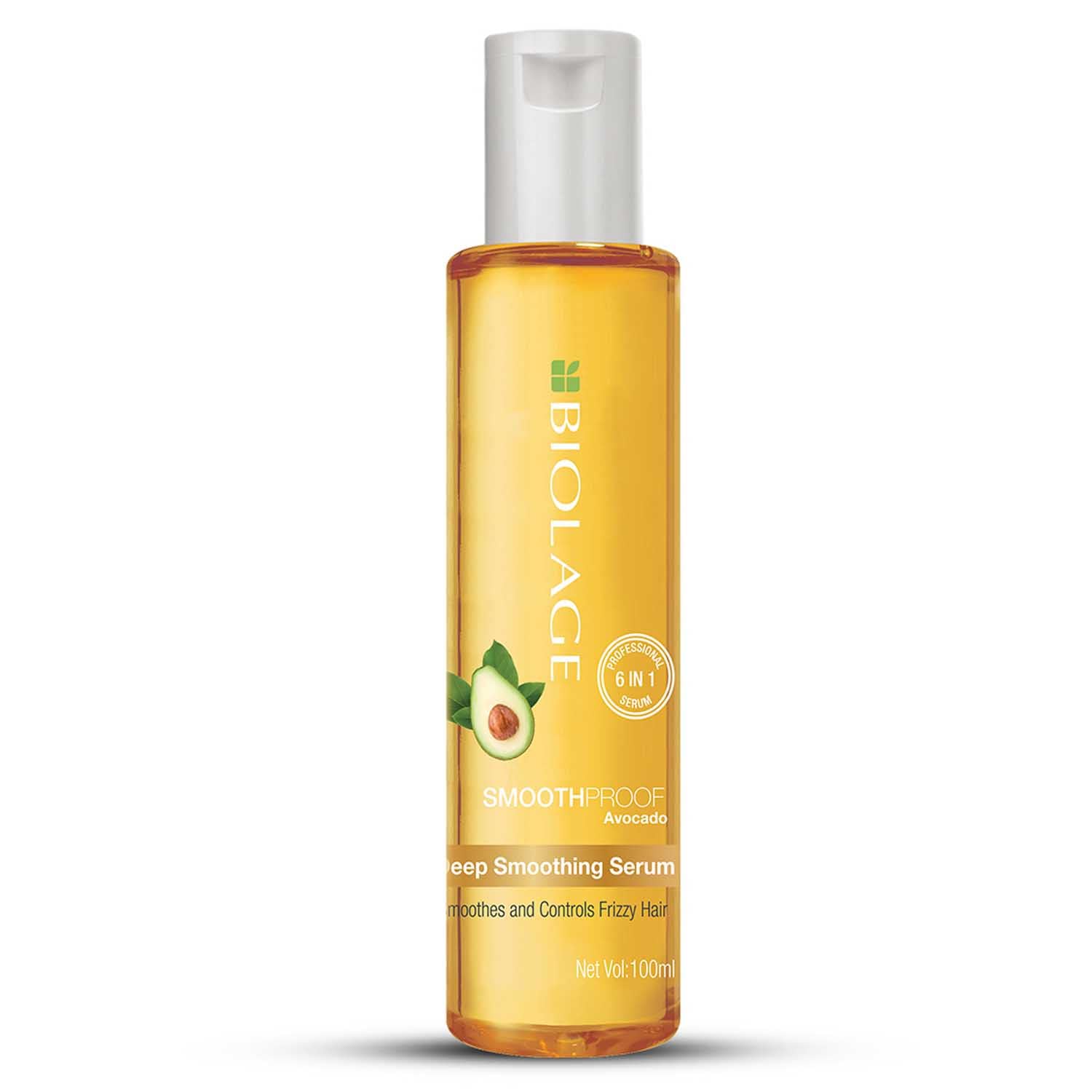 سرم صاف‌کننده عمیق BIOLAGE Smoothproof 6 در 1 | بدون پارابن | کنترل پیچیدگی، صاف کردن انتهای خشن و افزودن درخشش فوری | برای موهای پریشان | 100 میلی‌لیتر