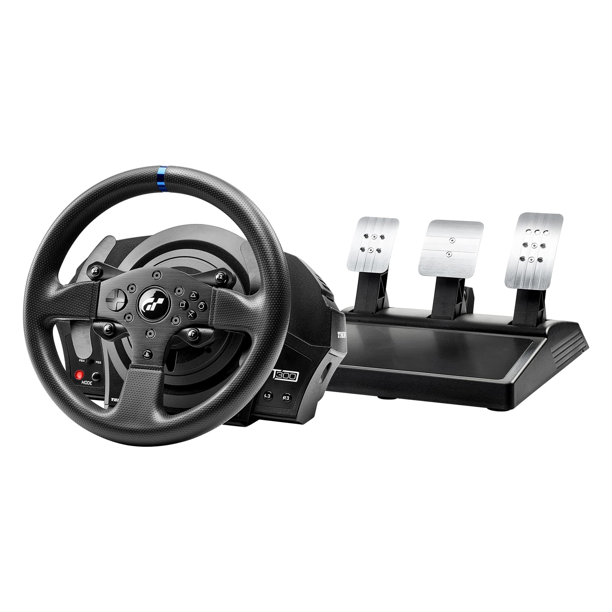 Thrustmaster T300 RS GT - چرخ و پدال ماشین سواری با عملکرد بالا و بازخورد نیرو برای کامپیوتر، پلی‌استیشن 4 و پلی‌استیشن 5، پلی‌استیشن 5 Pro